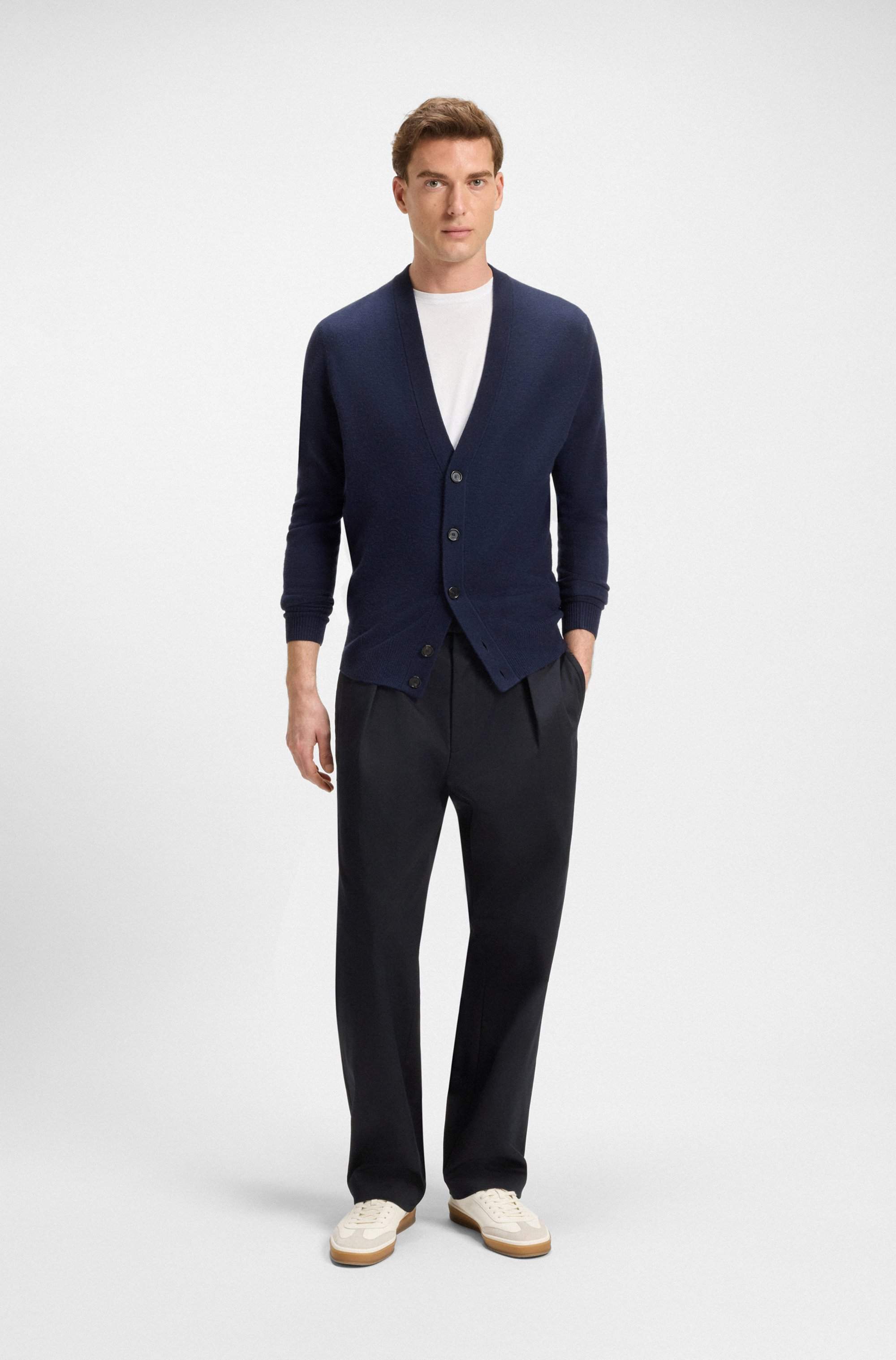 BECKHAM x BOSS trousers in stretch cotton