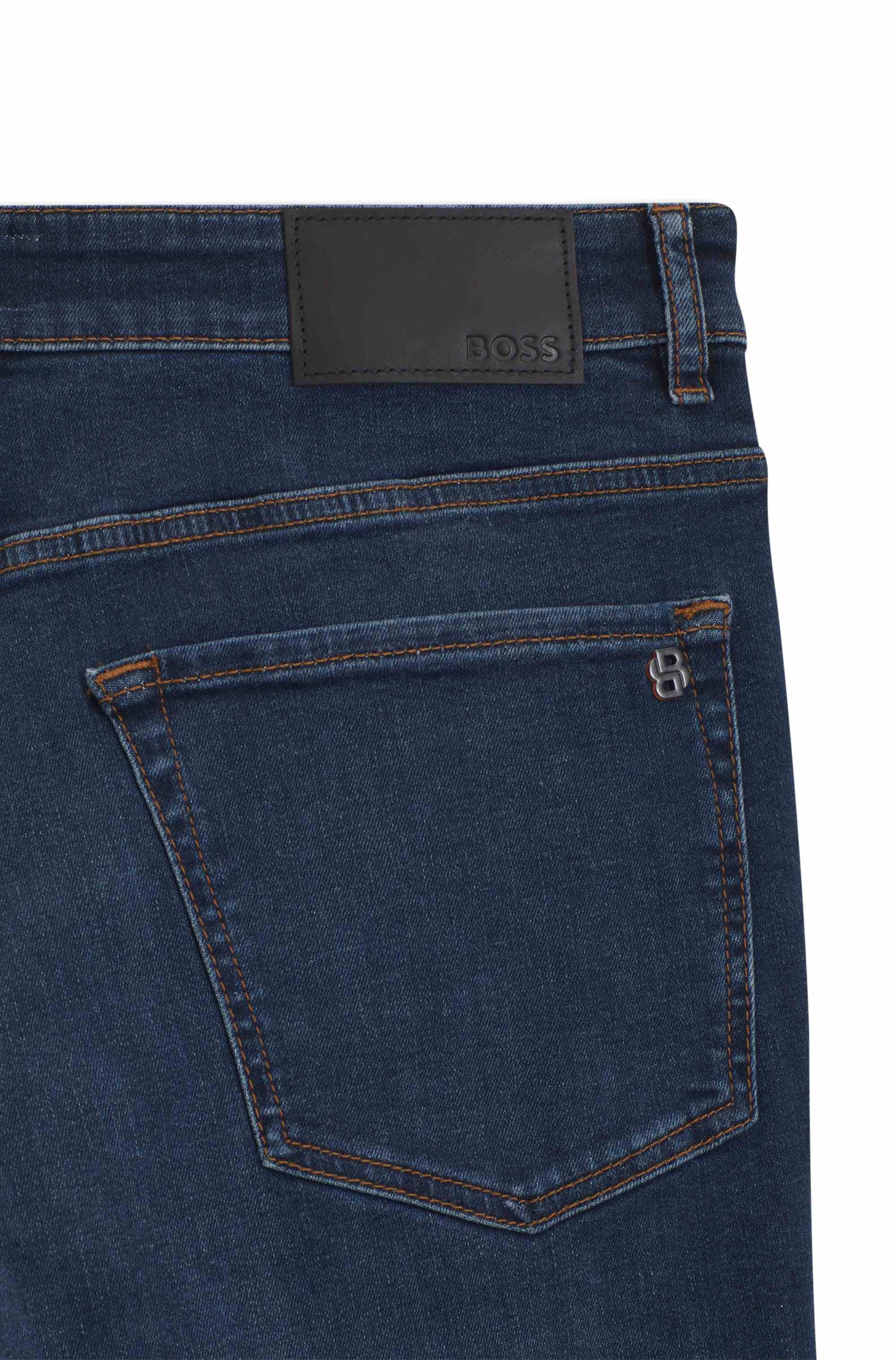 Maine regular-fit jeans in blue soft-motion denim