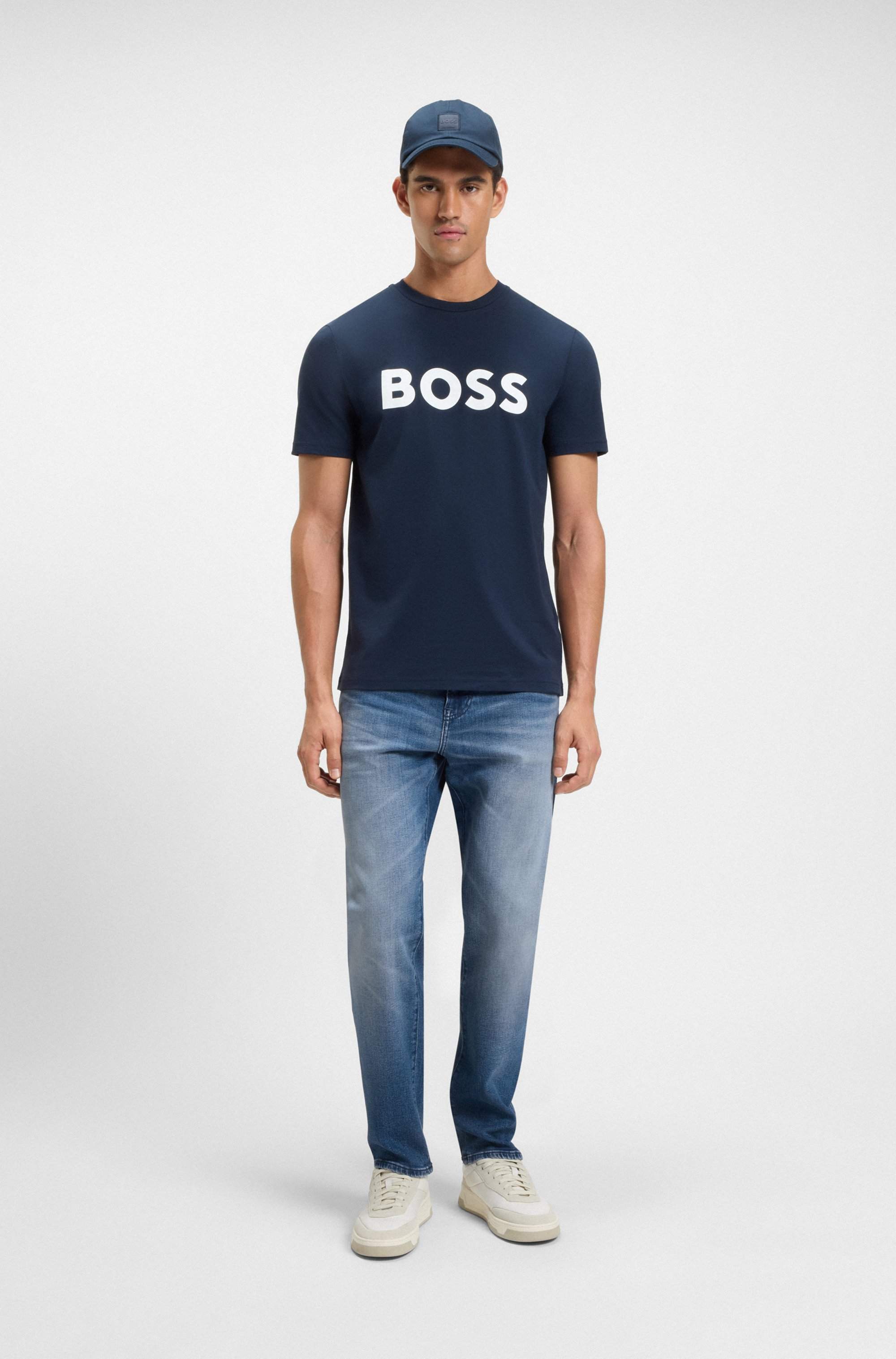 Maine regular-fit jeans in blue comfort-stretch denim