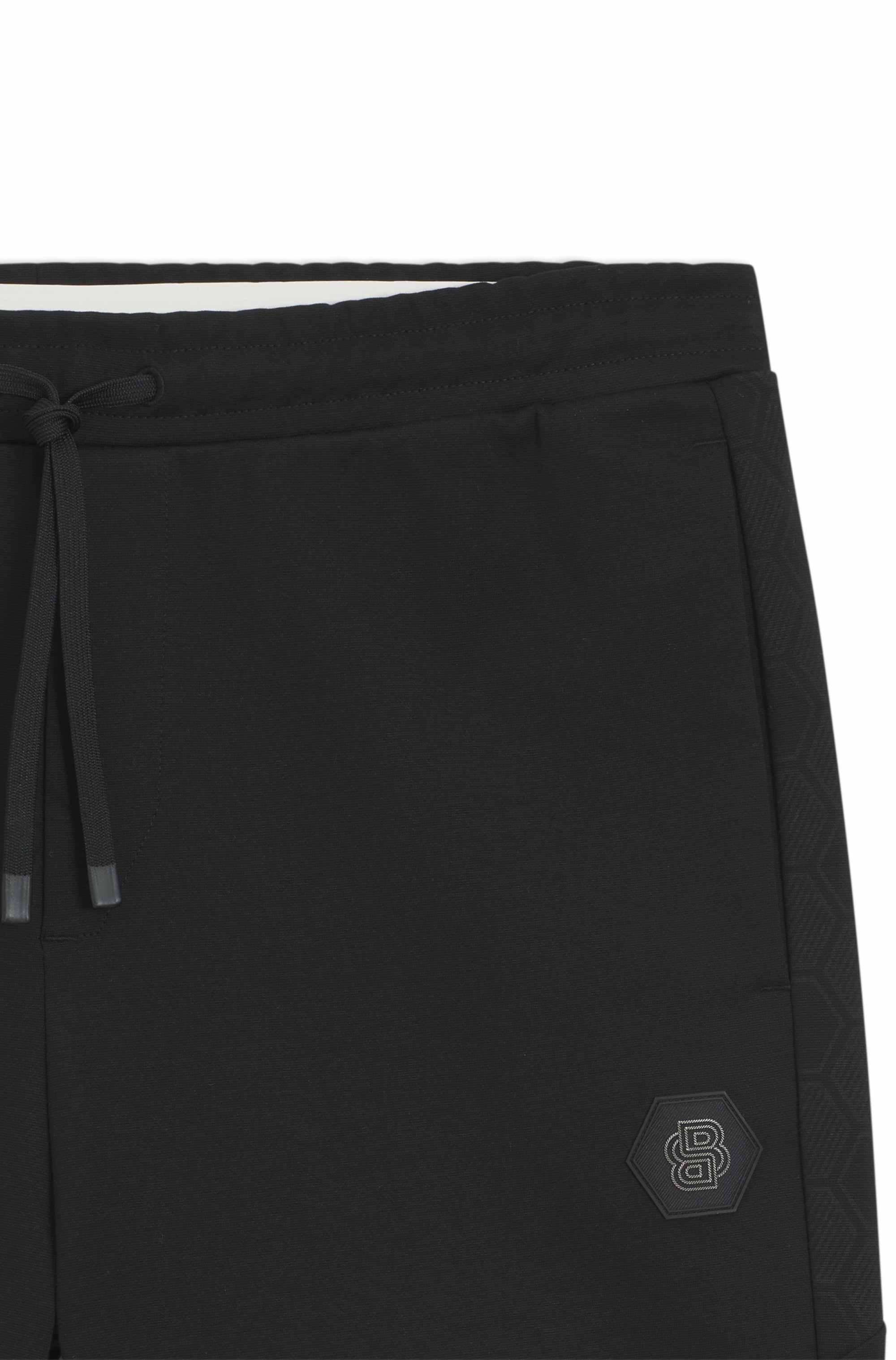 Cotton-blend shorts with Double B monogram