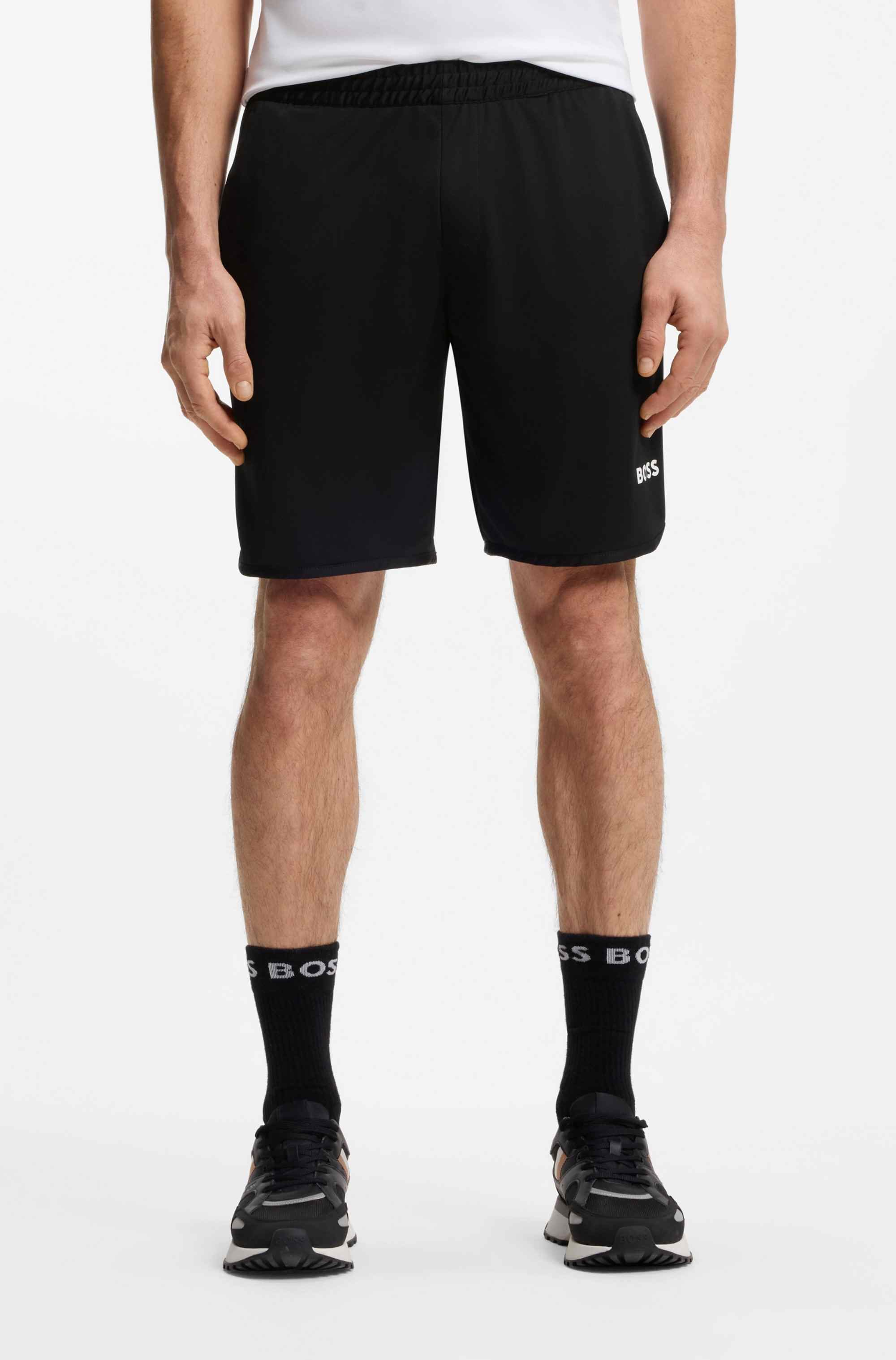 Active Quick-dry shorts in stretch fabric with pocket bags