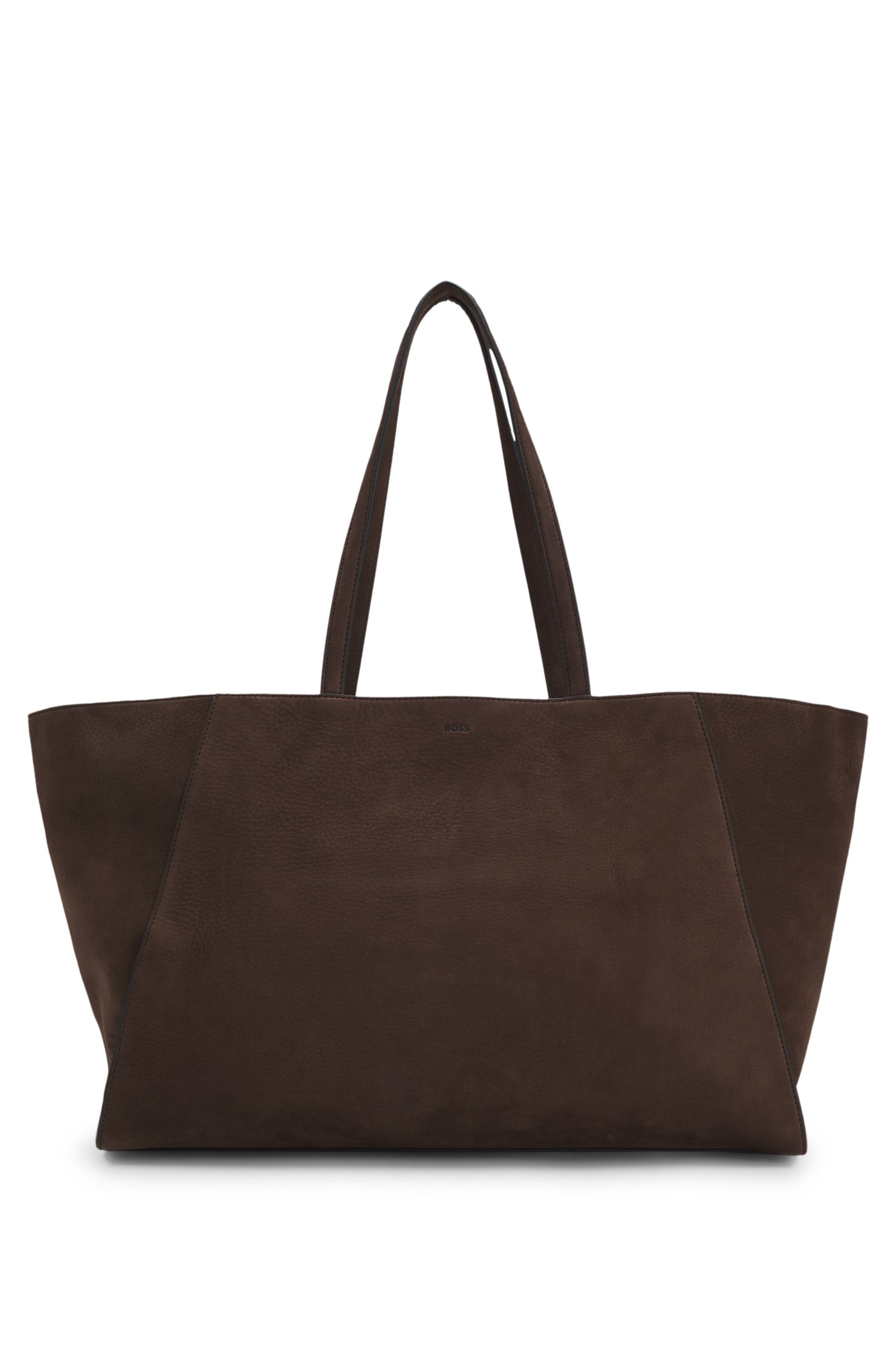 Ariell shopper bag in nubuck with Double B monogram