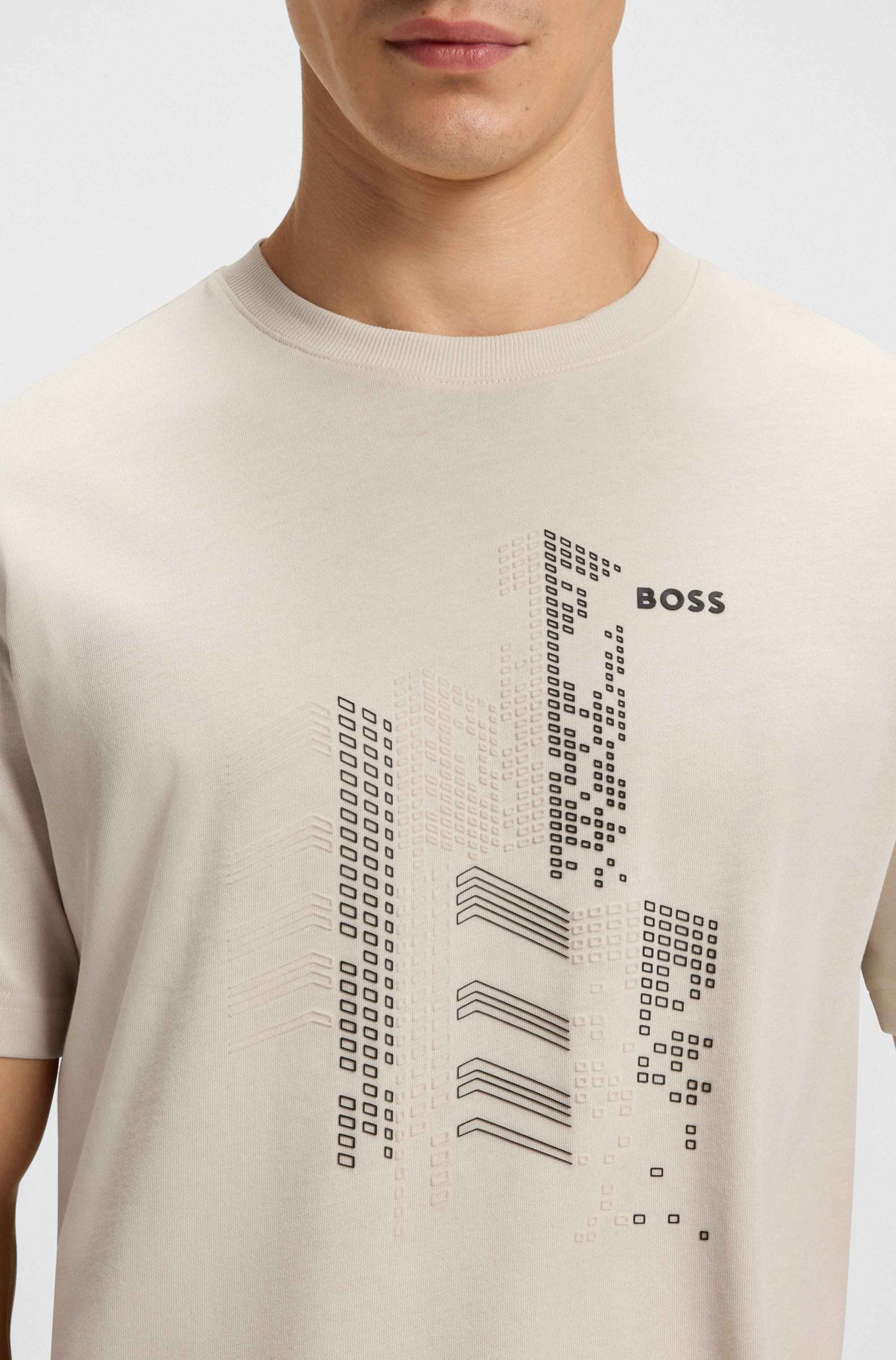 Relaxed-fit T-shirt in cotton jersey with printed artwork