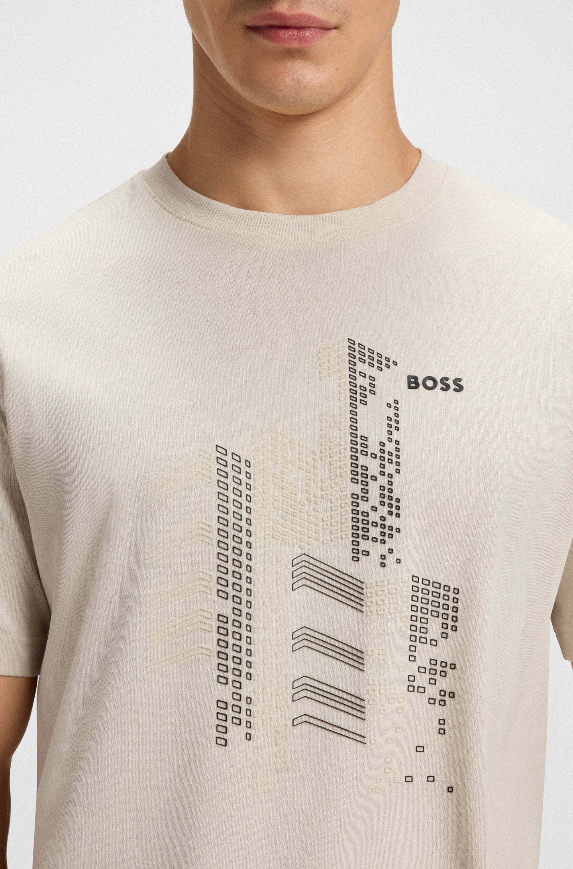 Relaxed-fit T-shirt in cotton jersey with printed artwork