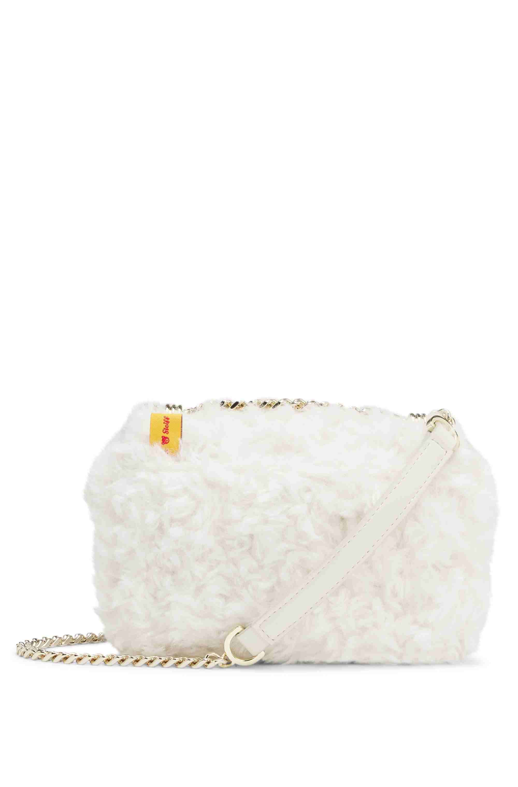 BOSS x Steiff teddy shoulder bag with chain strap