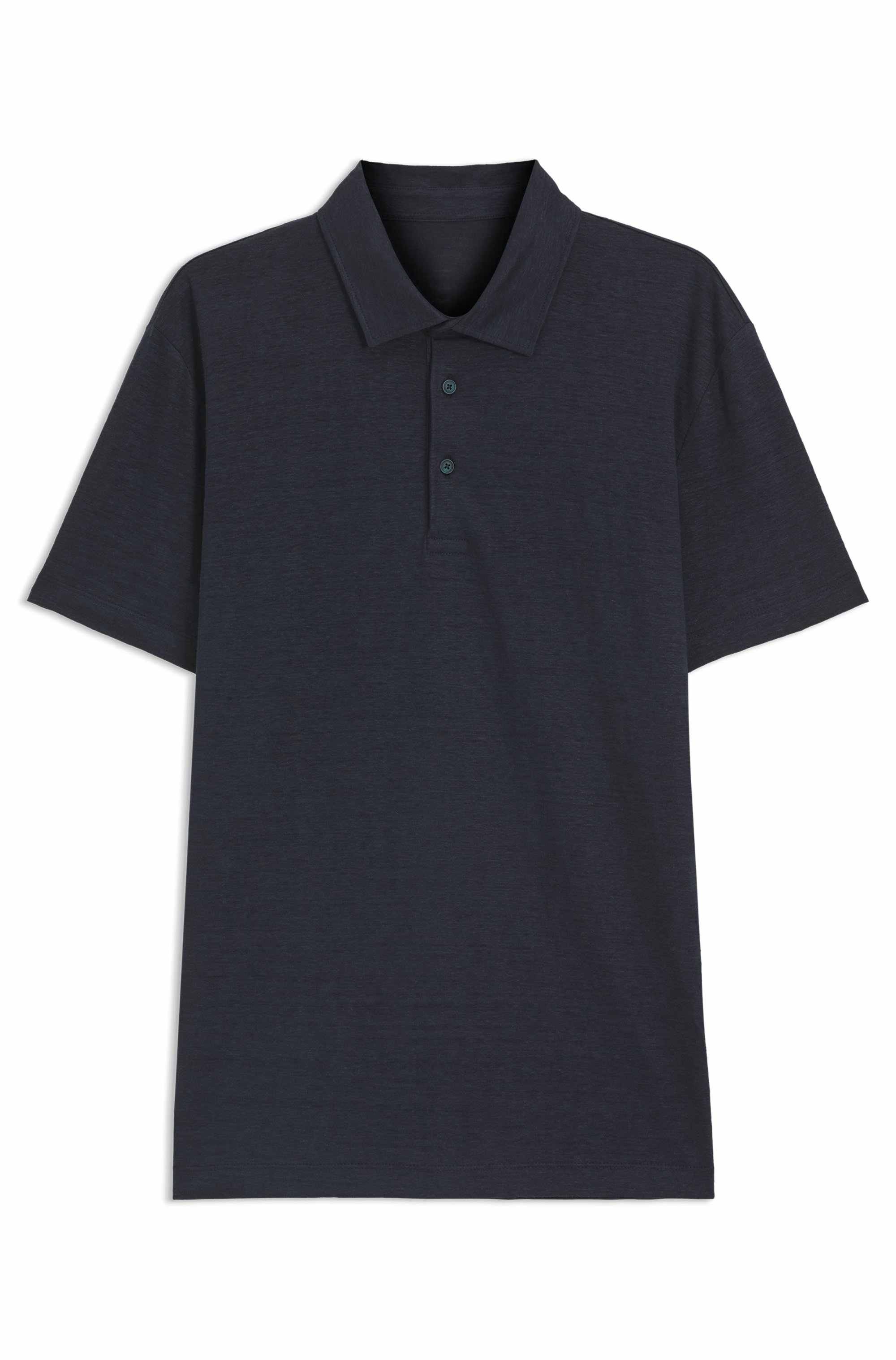 BECKHAM x BOSS polo shirt in linen