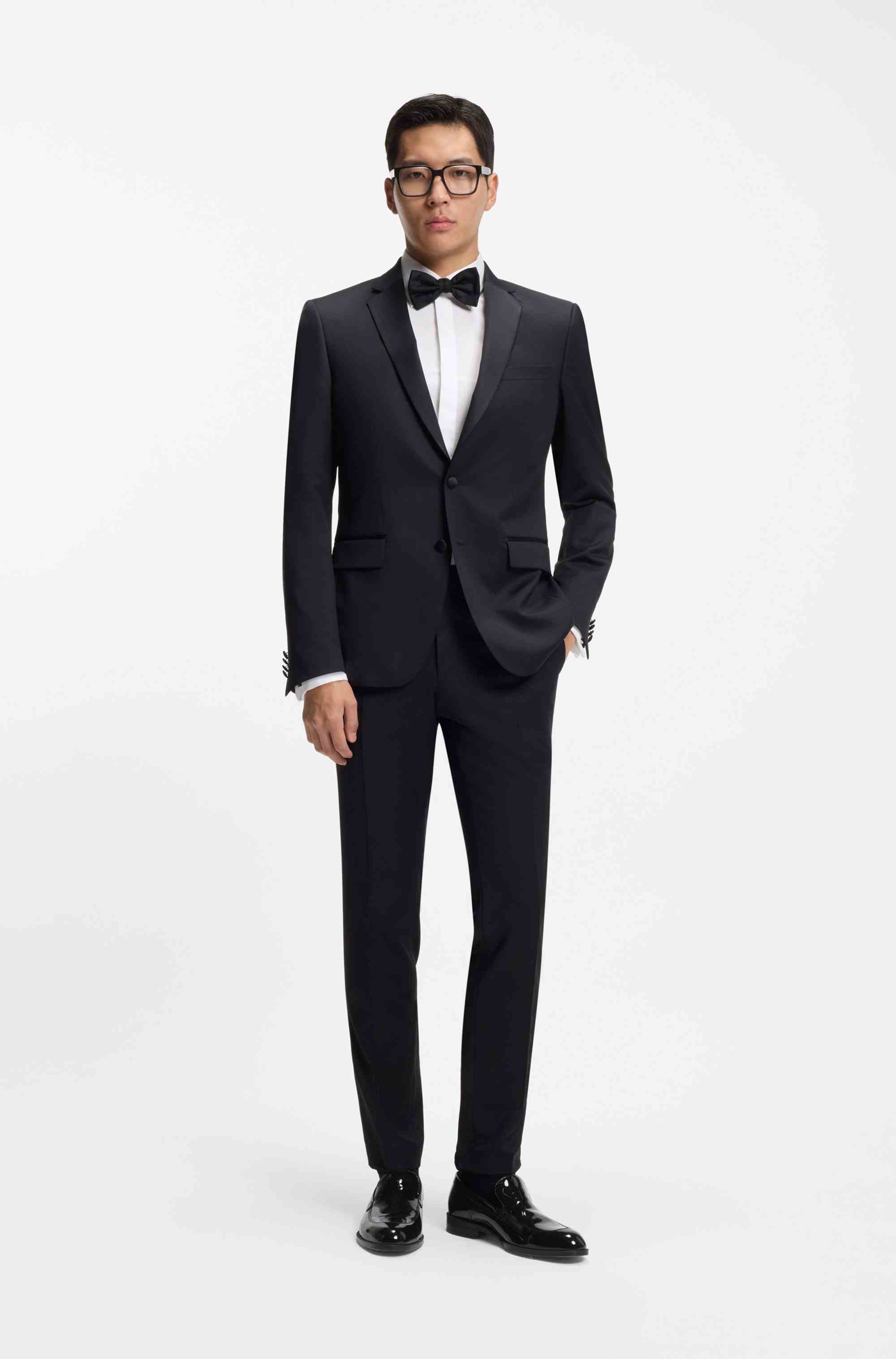 Loafers in patent leather