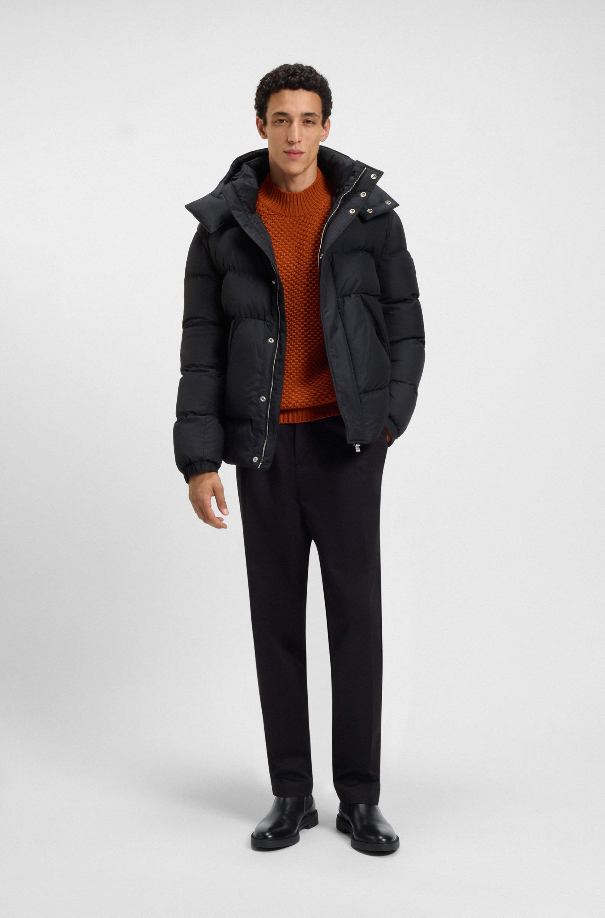 Chelsea boots in nappa leather with signature-stripe detail