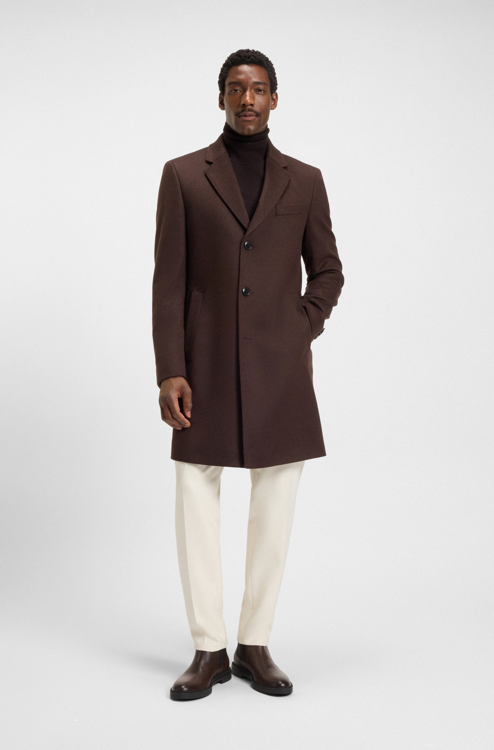 Chelsea boots in nappa leather with signature-stripe detail