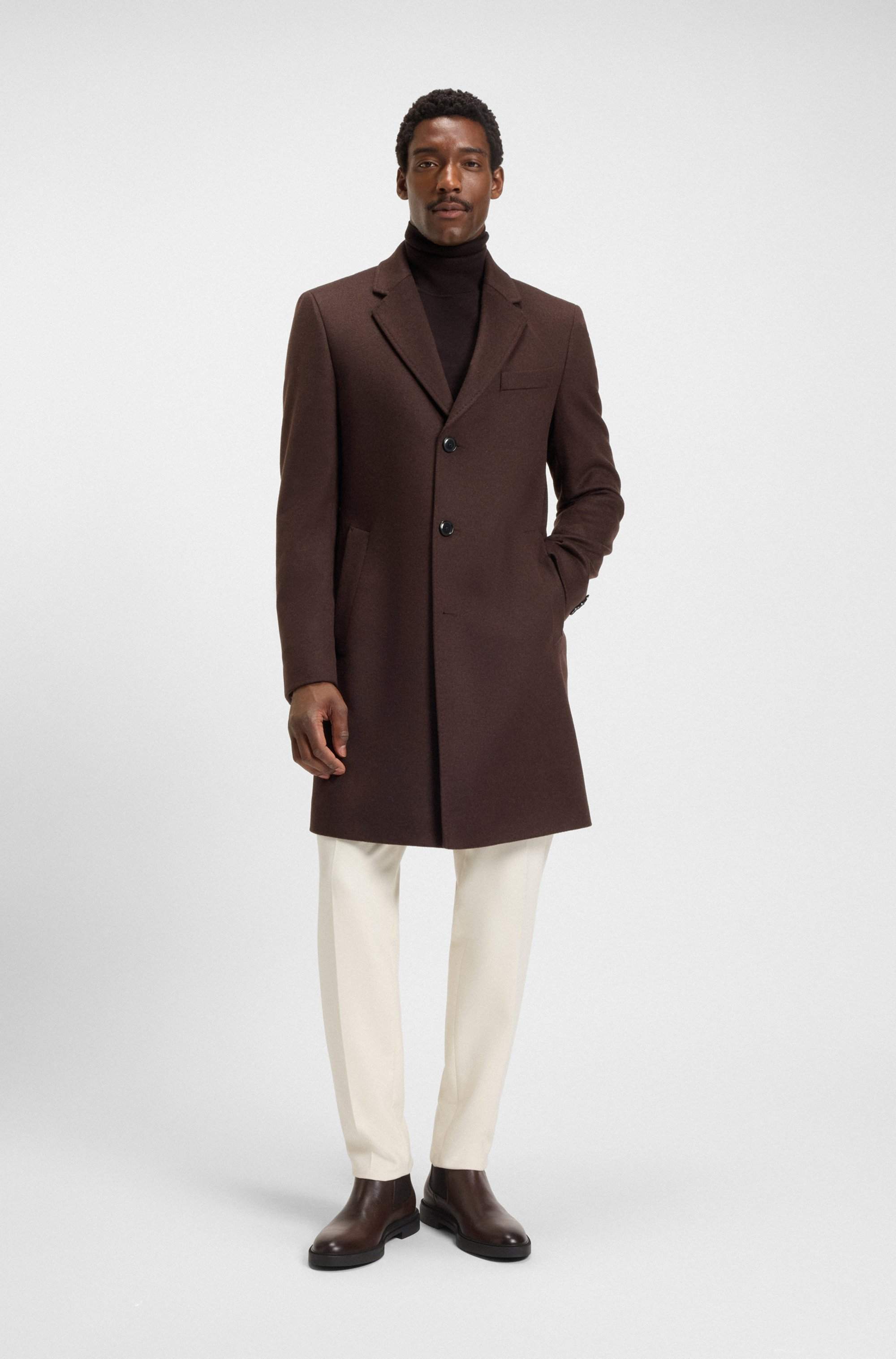 Chelsea boots in nappa leather with signature-stripe detail