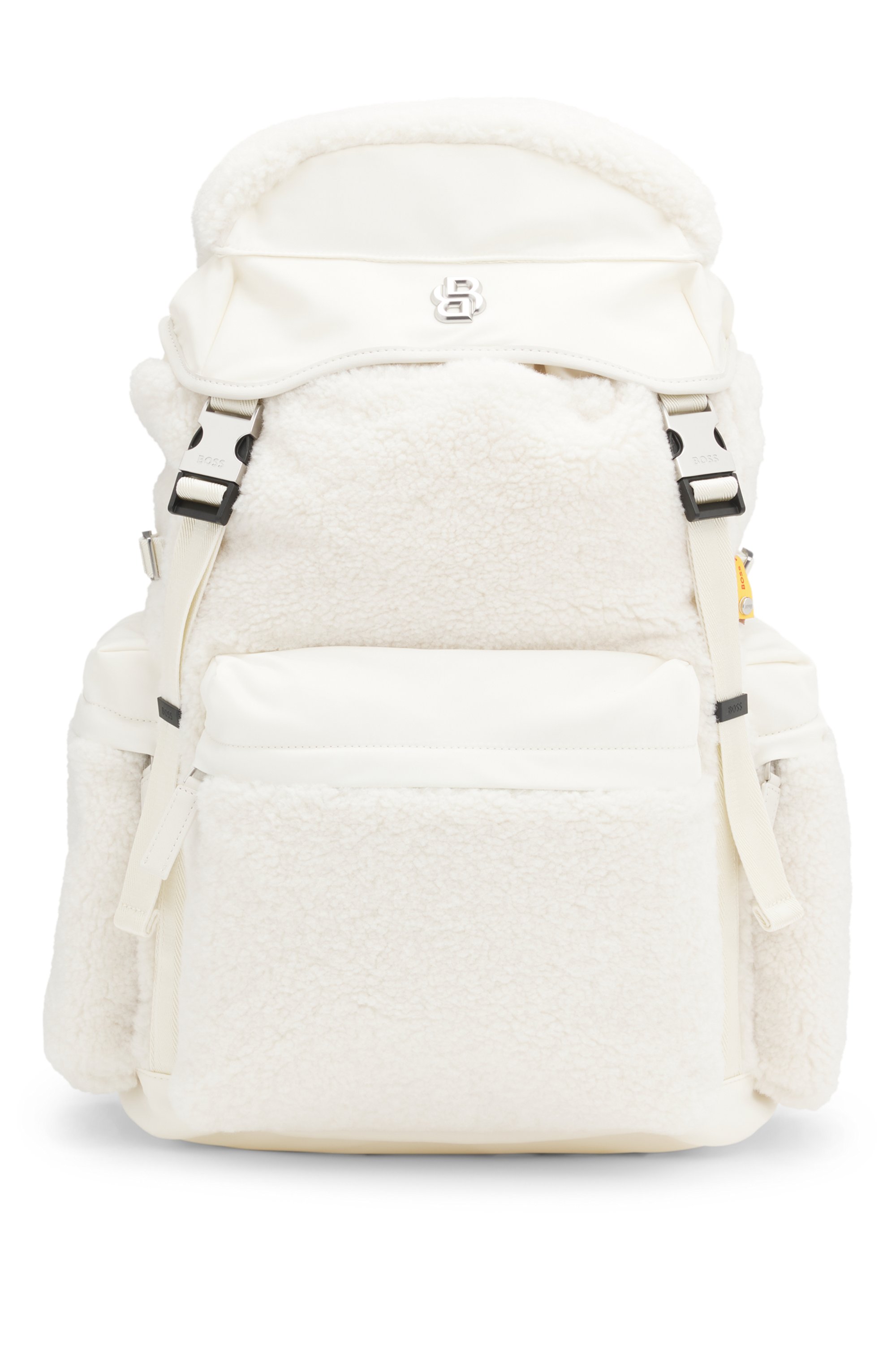 BOSS x Steiff B-icon backpack with teddy trims