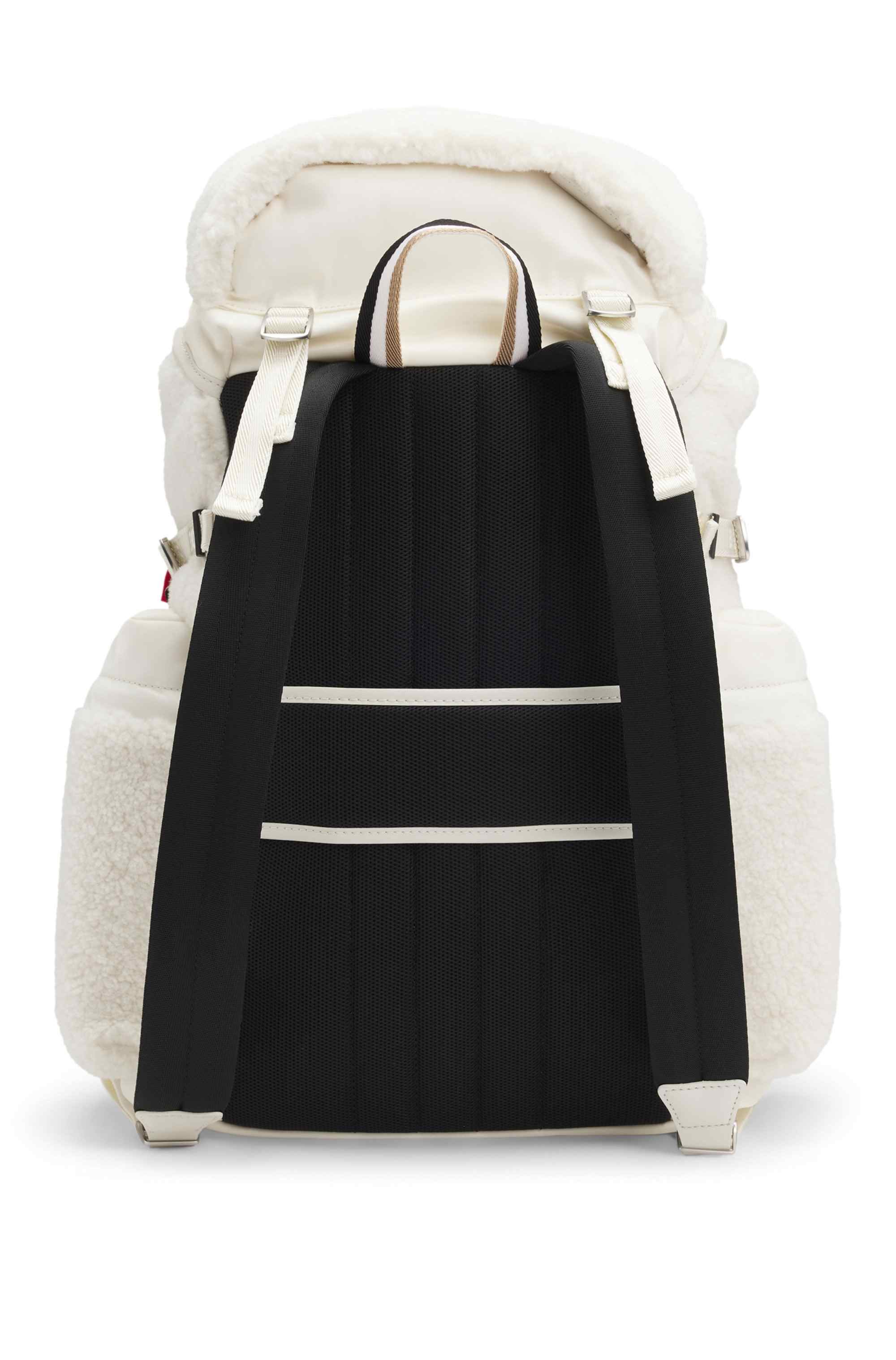 BOSS x Steiff B-icon backpack with teddy trims