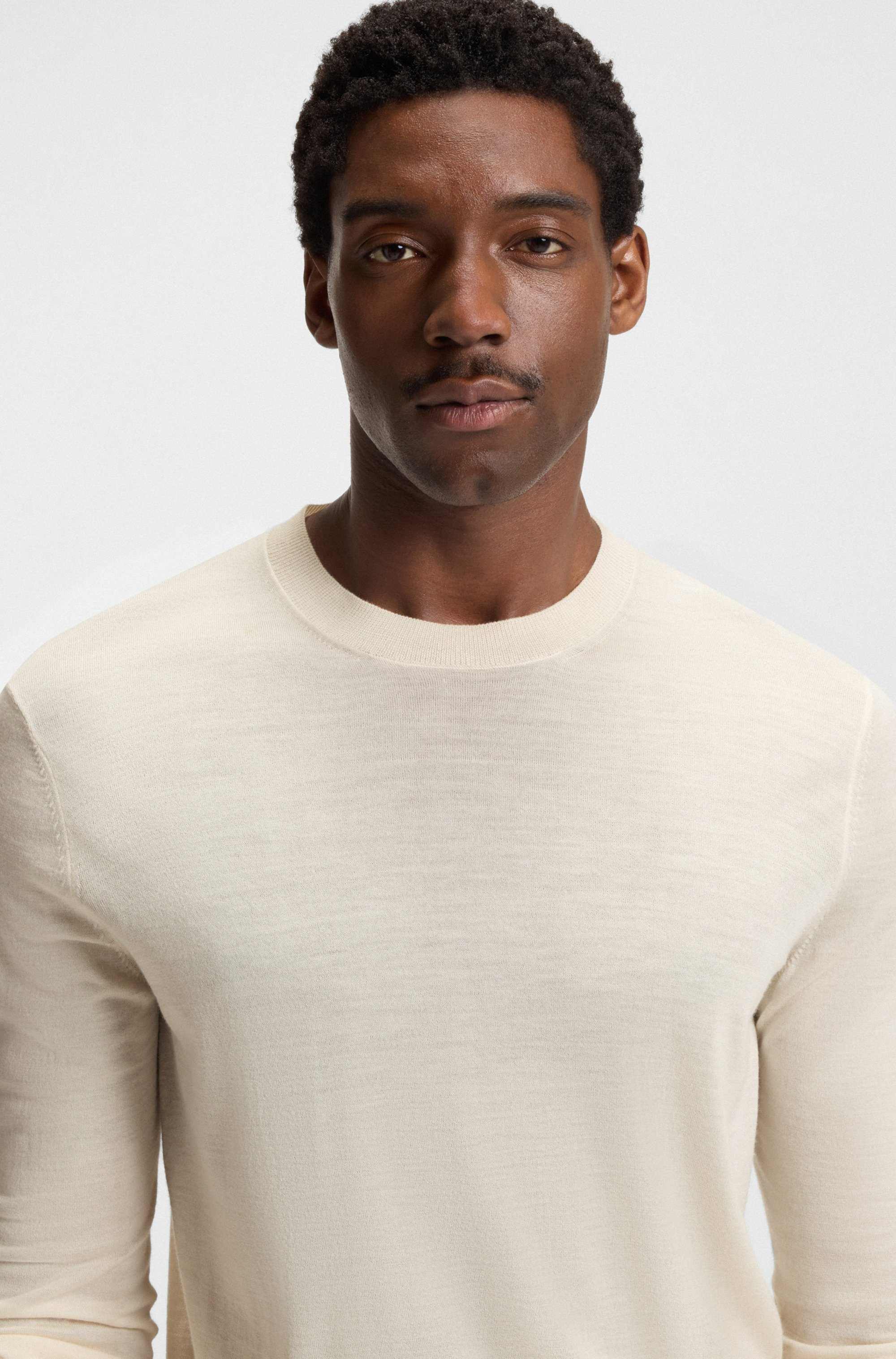 BECKHAM x BOSS regular-fit sweater in virgin wool