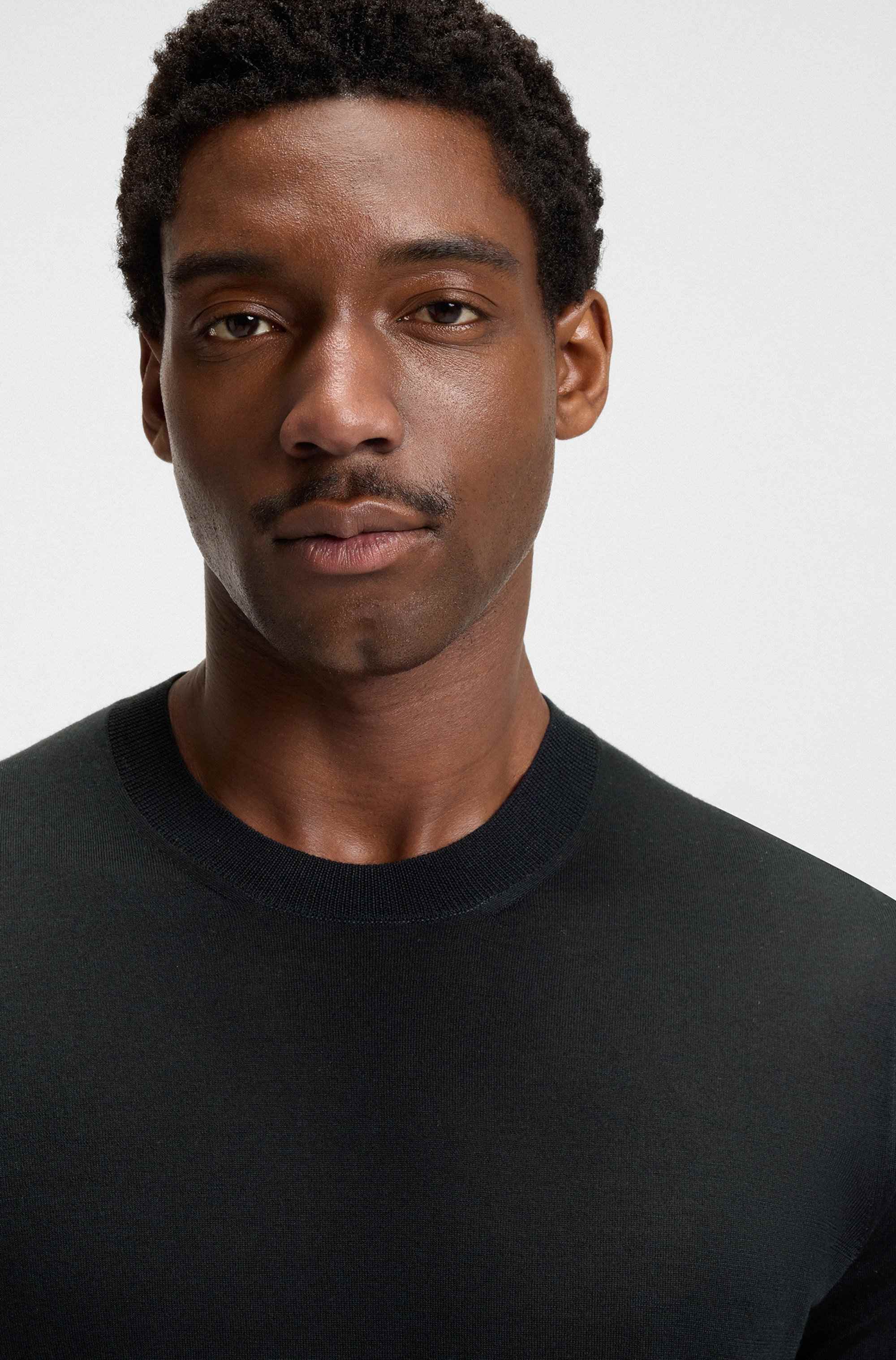 BECKHAM x BOSS regular-fit sweater in virgin wool