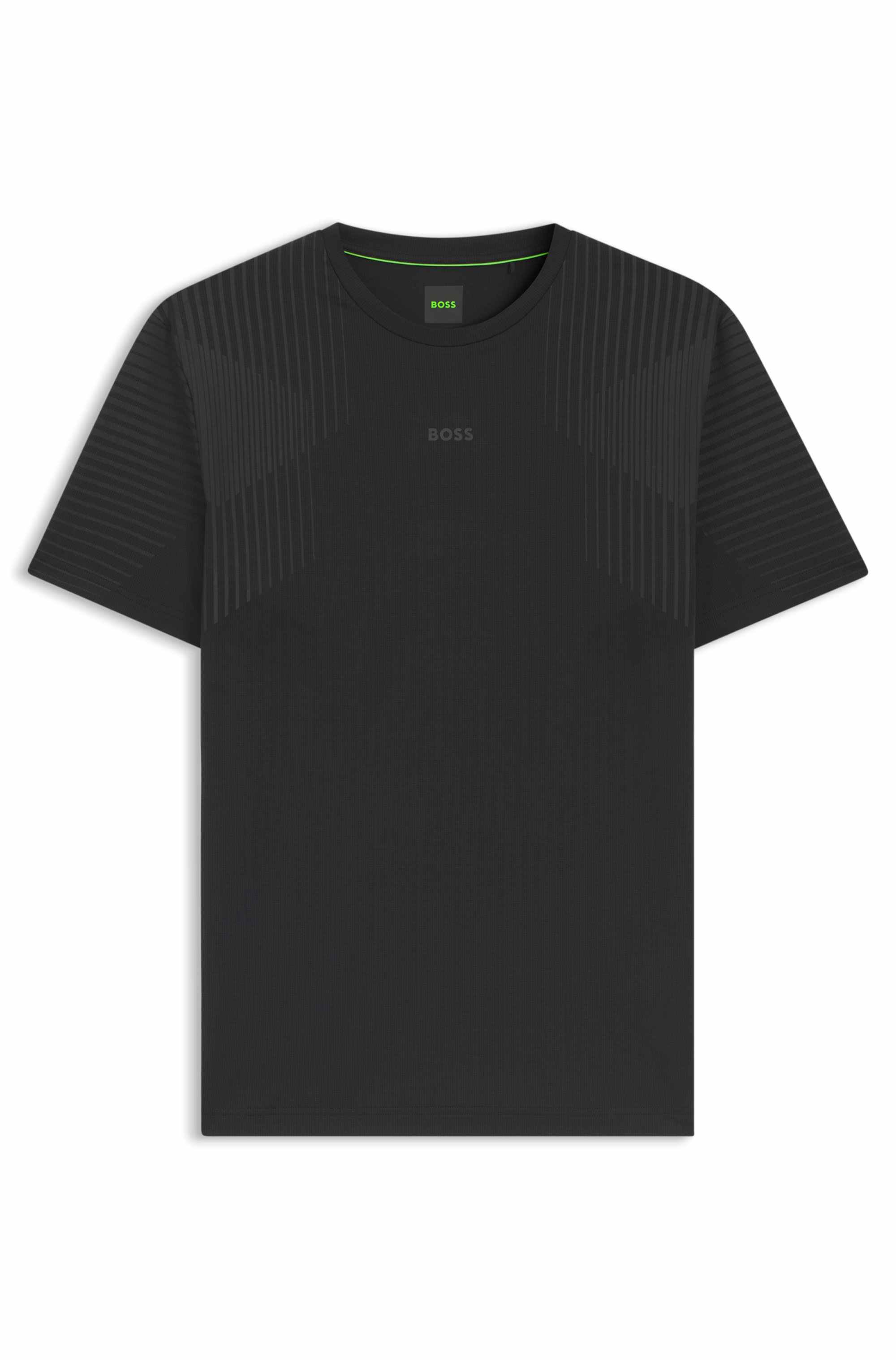 Slim-fit quick-dry T-shirt with reflective details