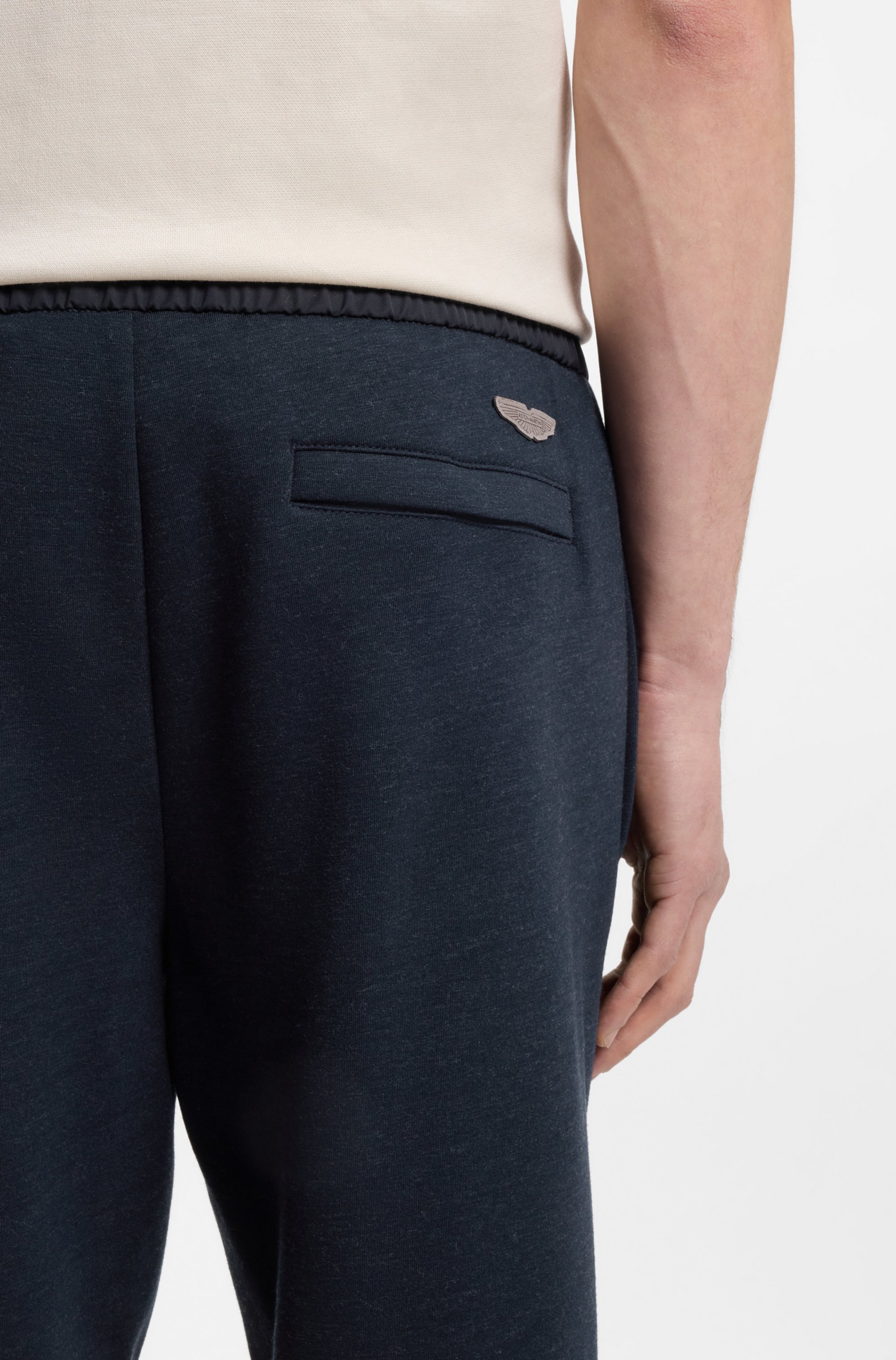 BOSS x ASTON MARTIN tracksuit bottoms with drawcord