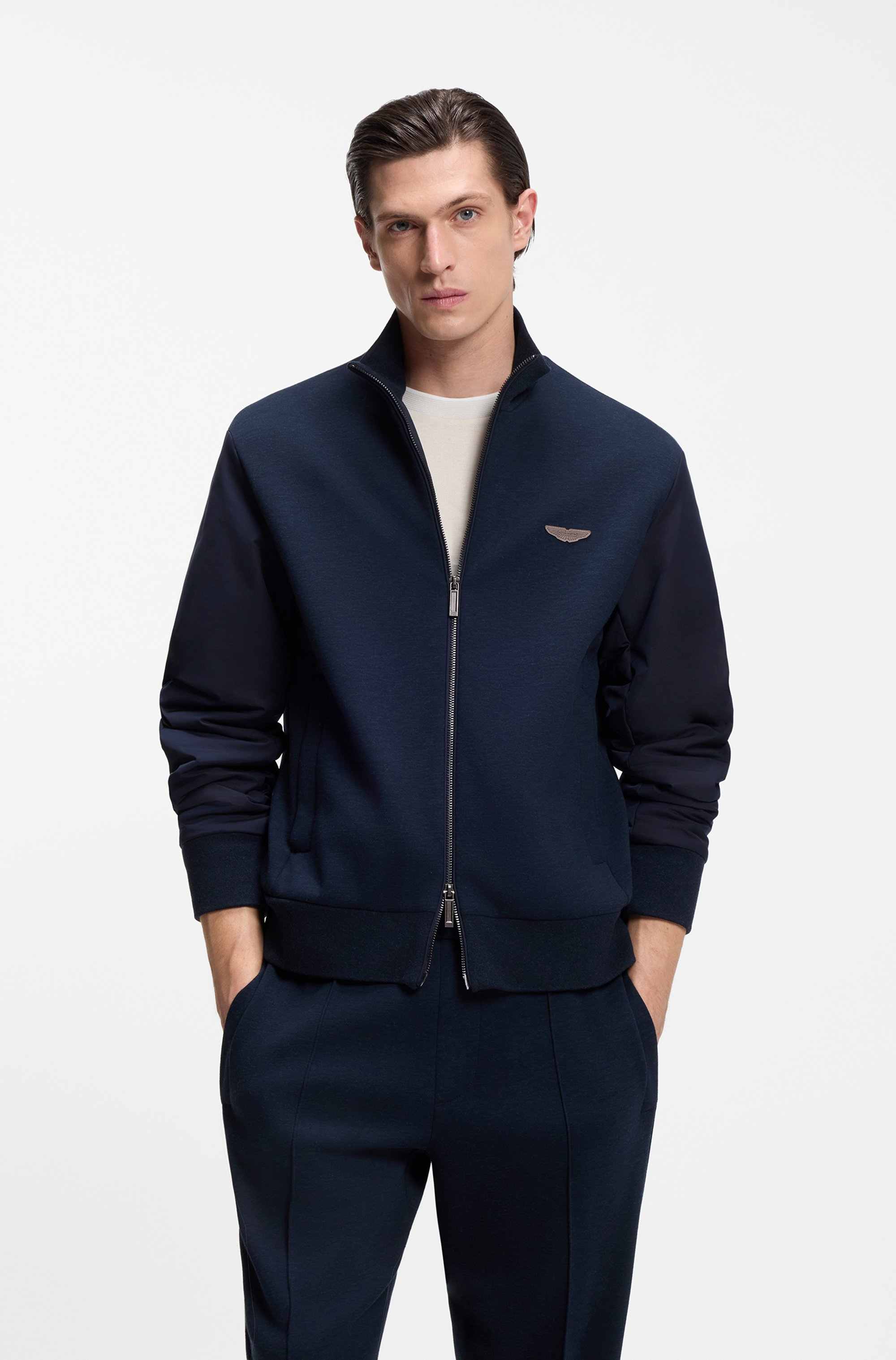 BOSS x ASTON MARTIN sweatshirt with wing detail