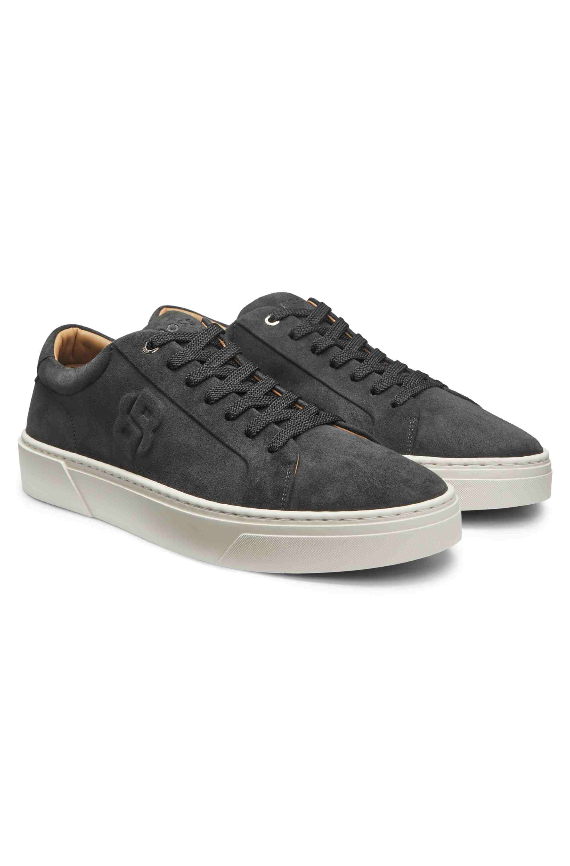 Gary trainers in velour-effect suede