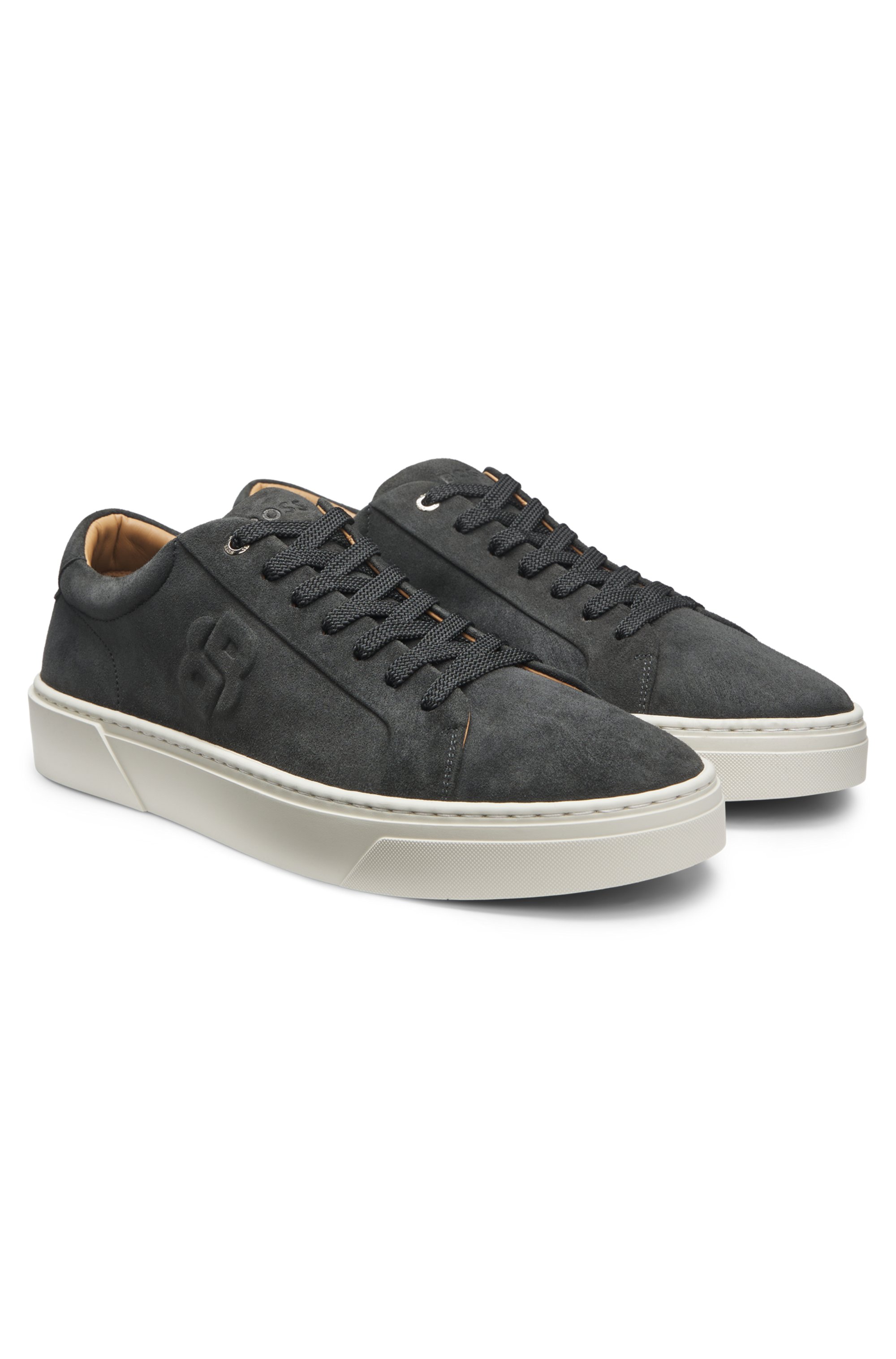 Gary trainers in velour-effect suede