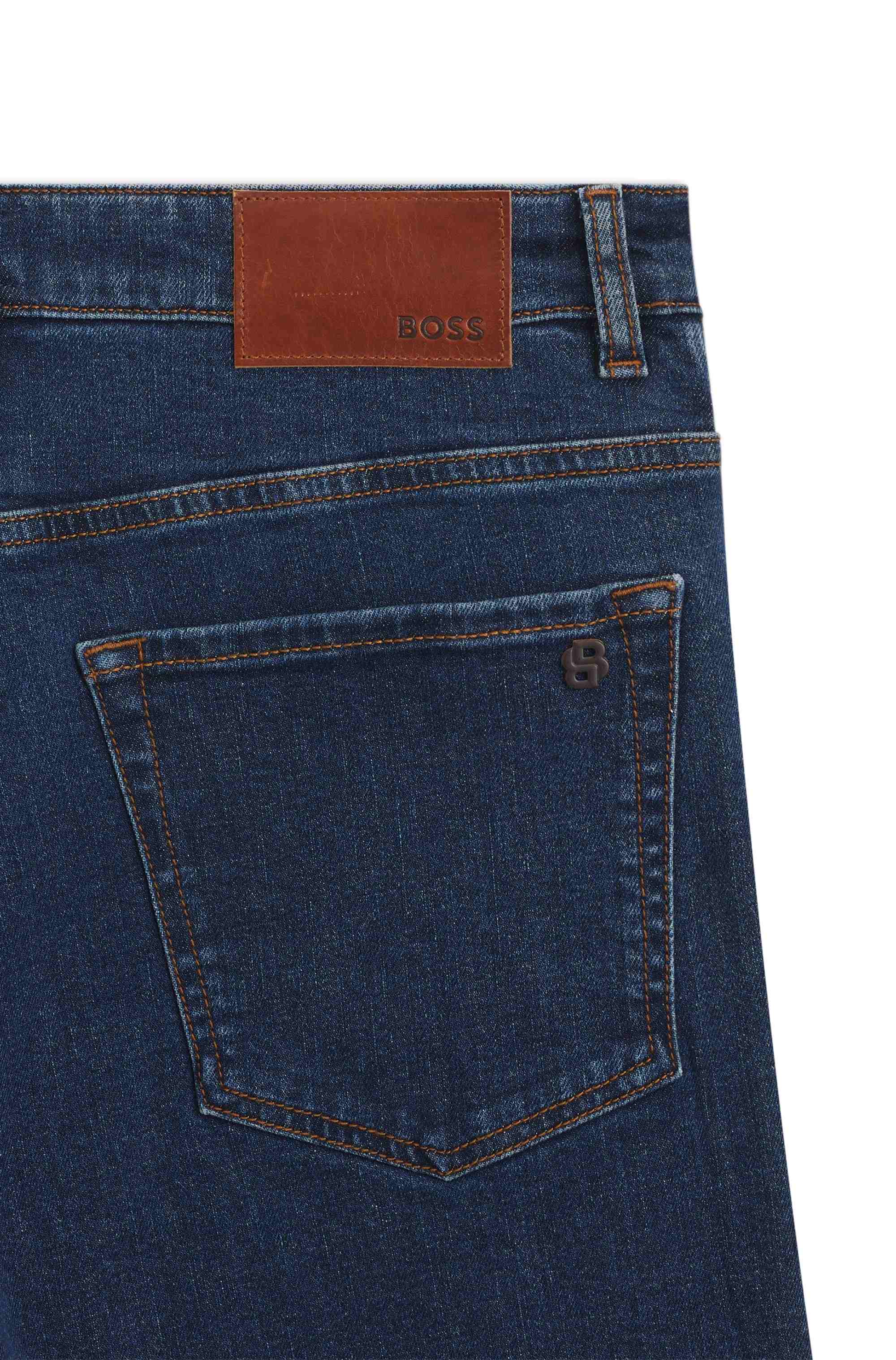 Maine regular-fit jeans in blue stretch denim