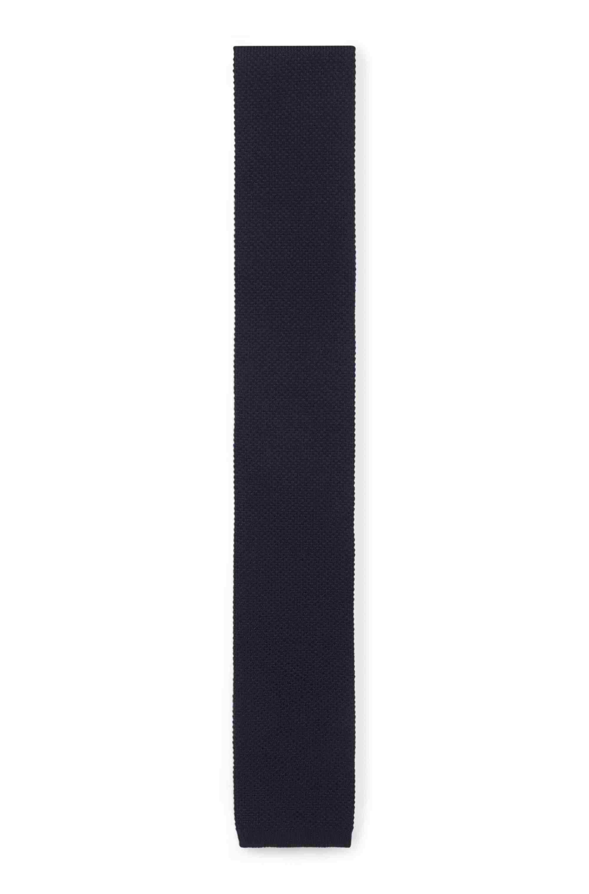BECKHAM x BOSS knitted tie in wool