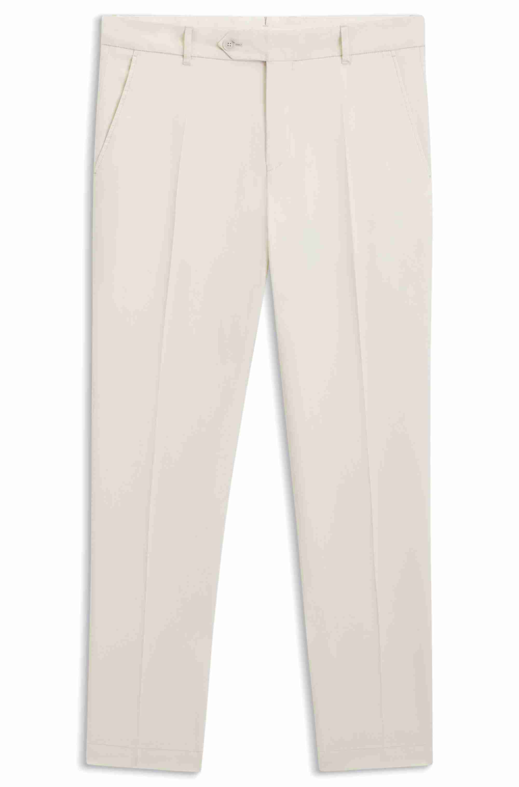Tapered-fit trousers in washable stretch fabric