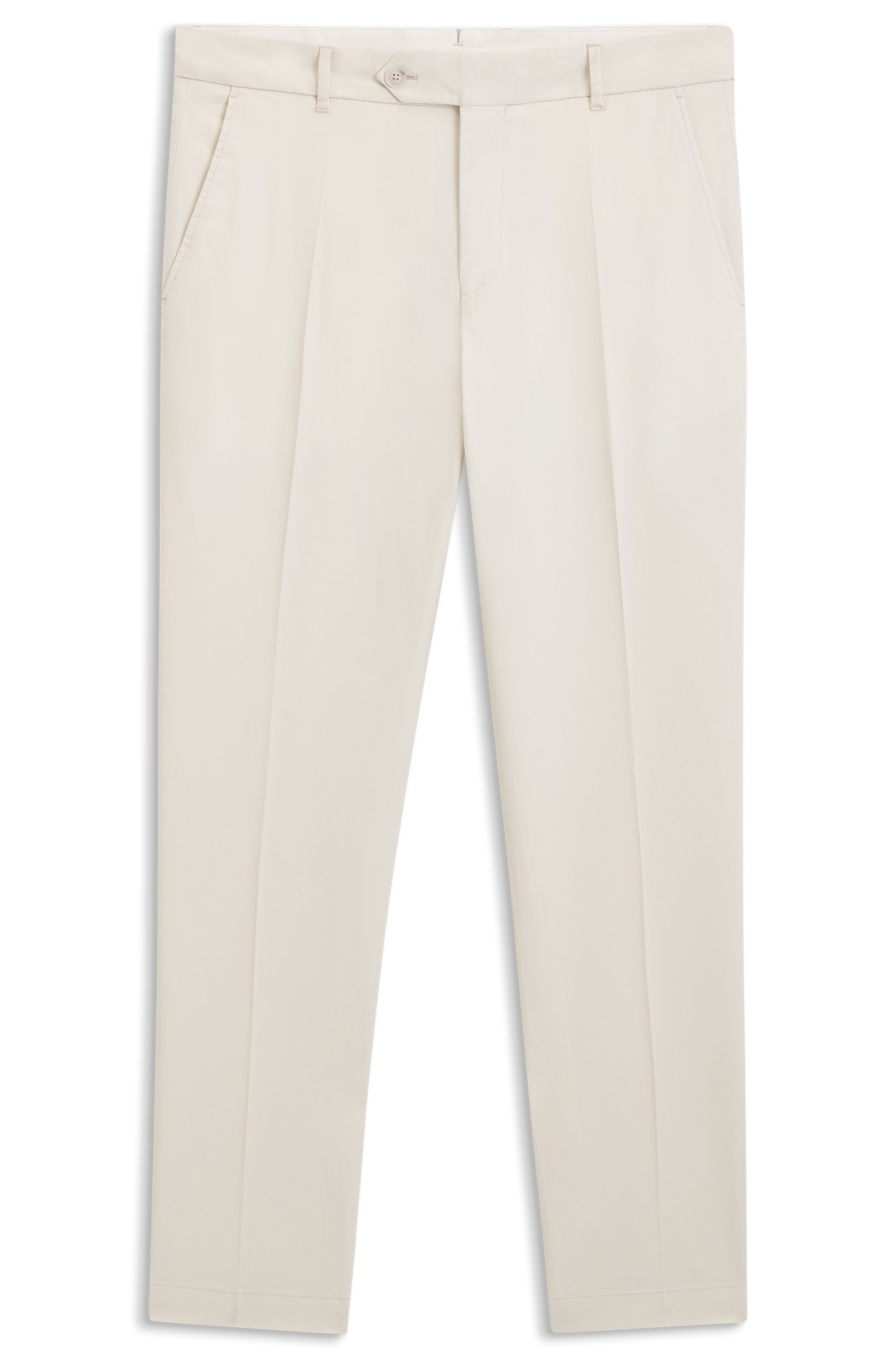 Tapered-fit trousers in washable stretch fabric
