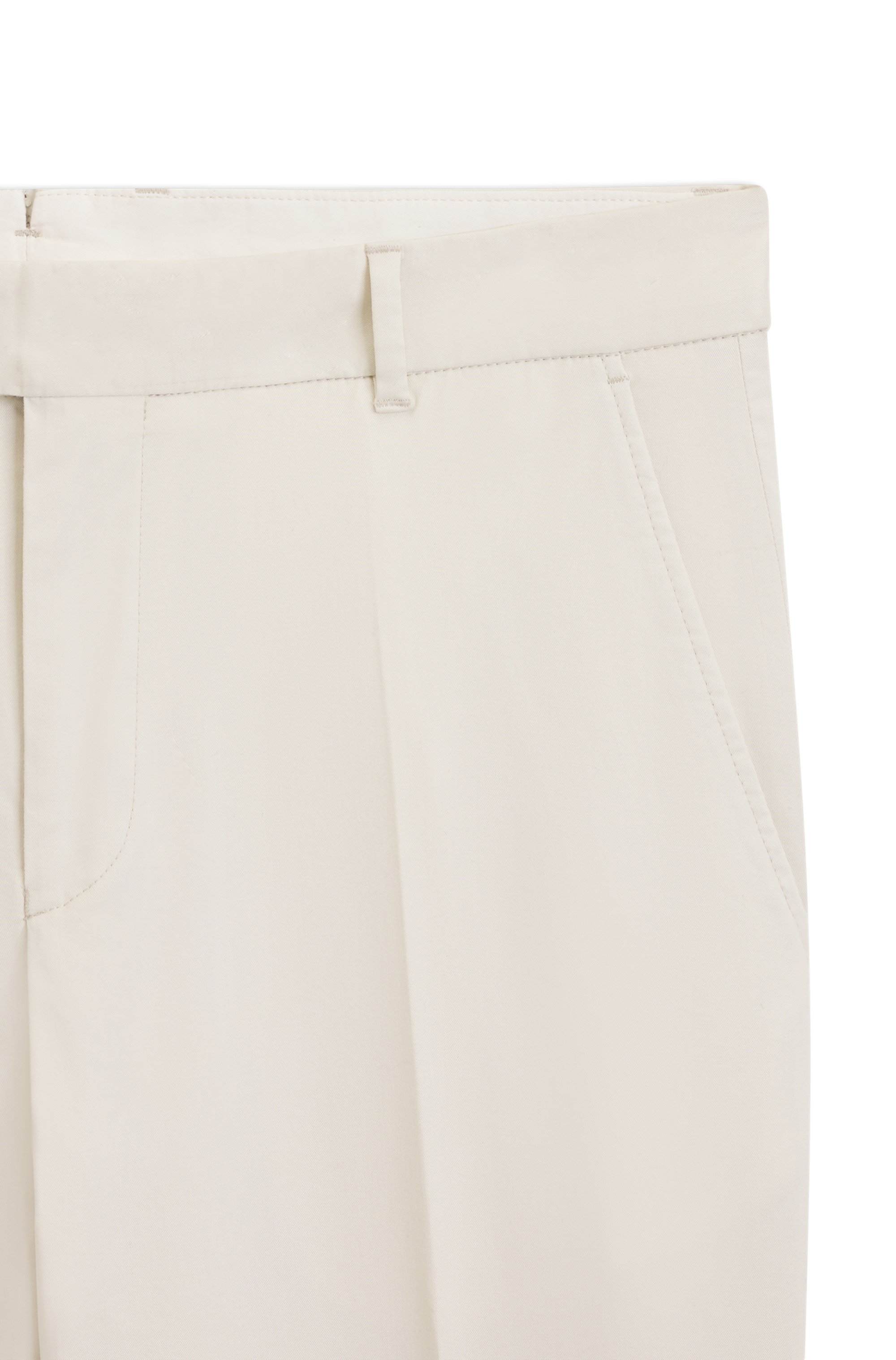 Tapered-fit trousers in washable stretch fabric
