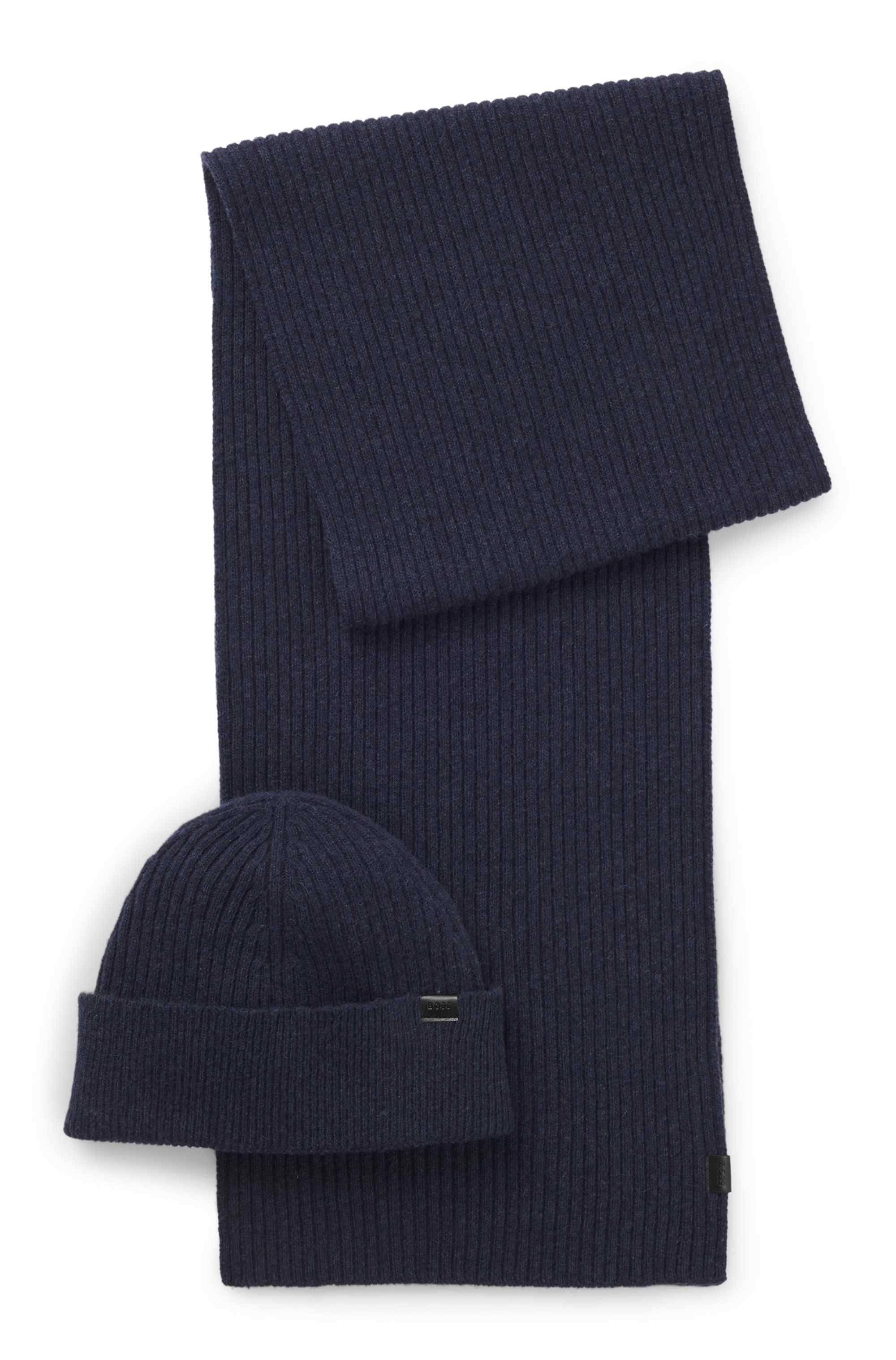 Gift-boxed hat and scarf set