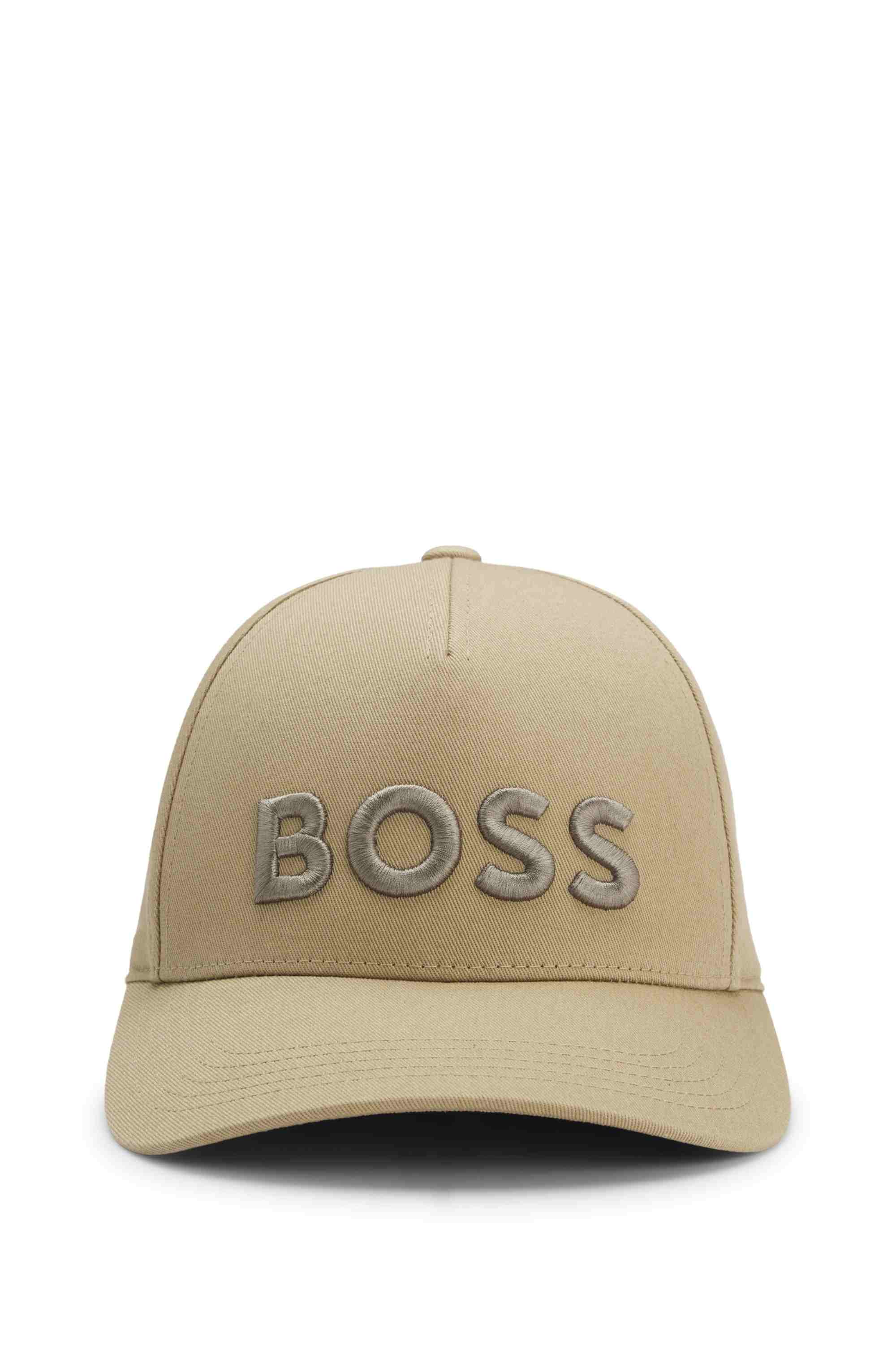 Cotton-twill cap with embroidered logo