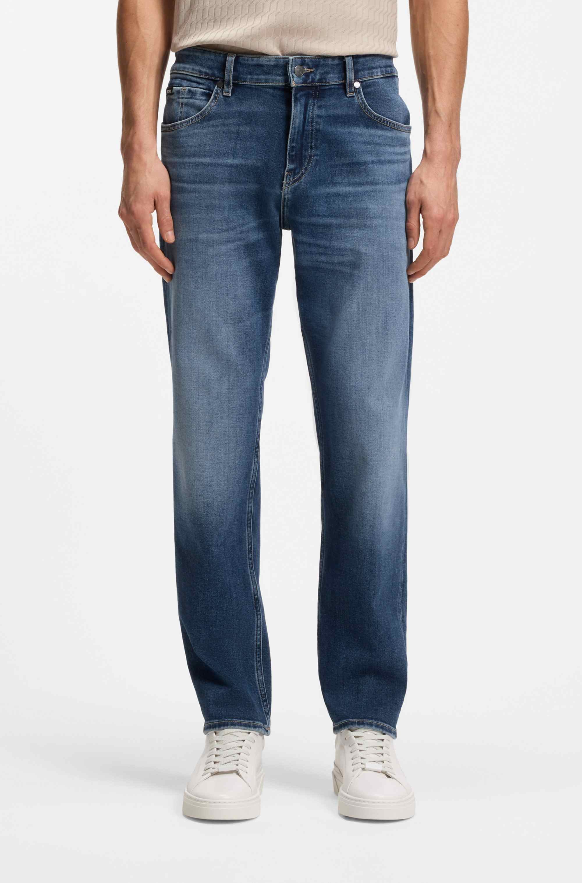 Maine regular-fit jeans in super-soft stretch denim