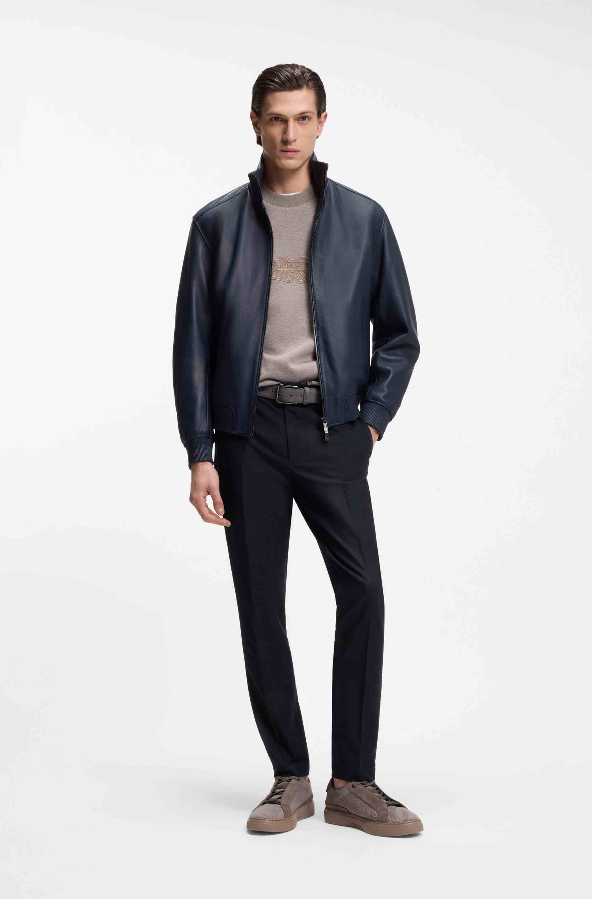 BOSS x ASTON MARTIN slim-fit trousers