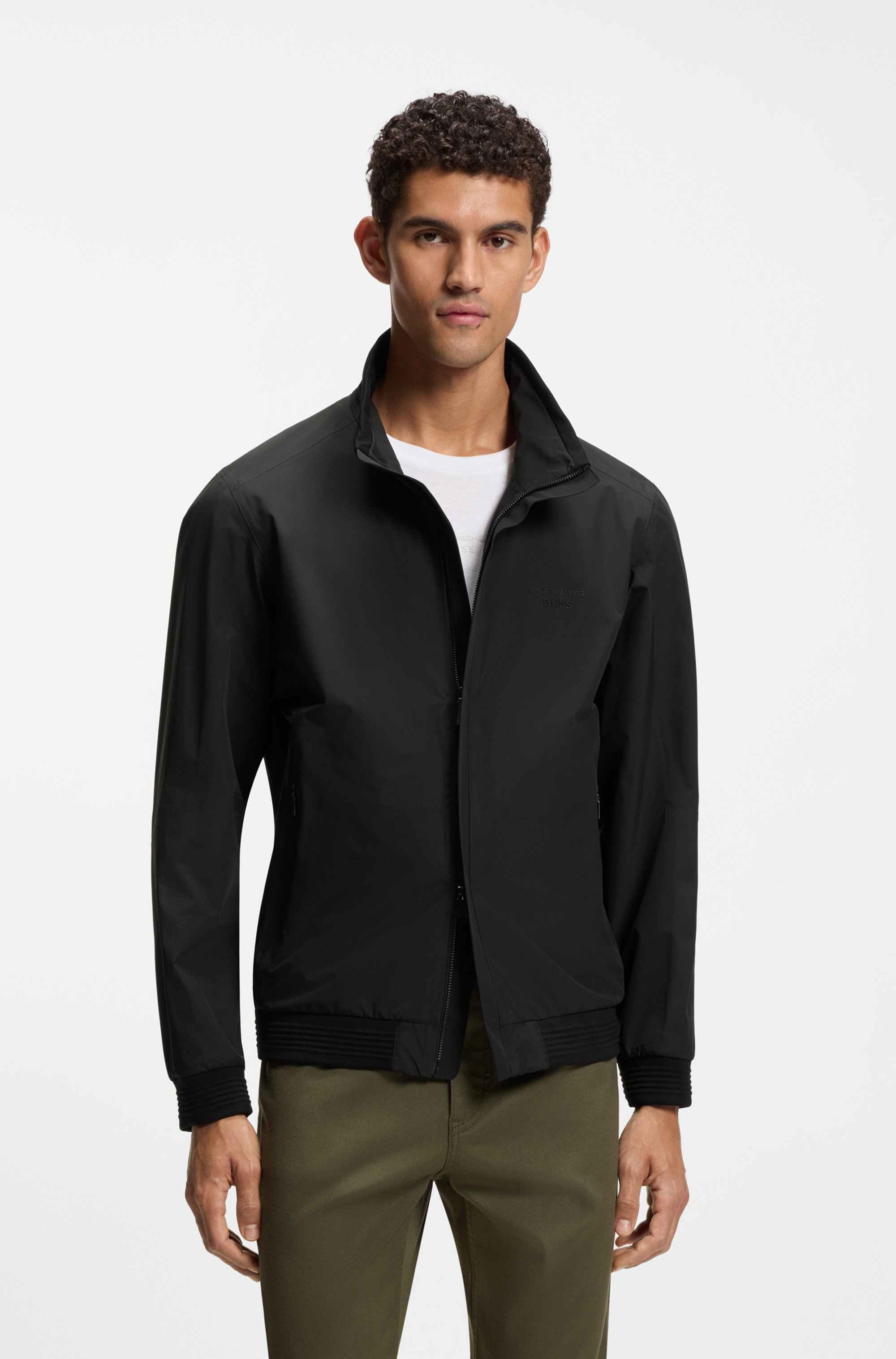 Porsche x BOSS water-repellent softshell jacket