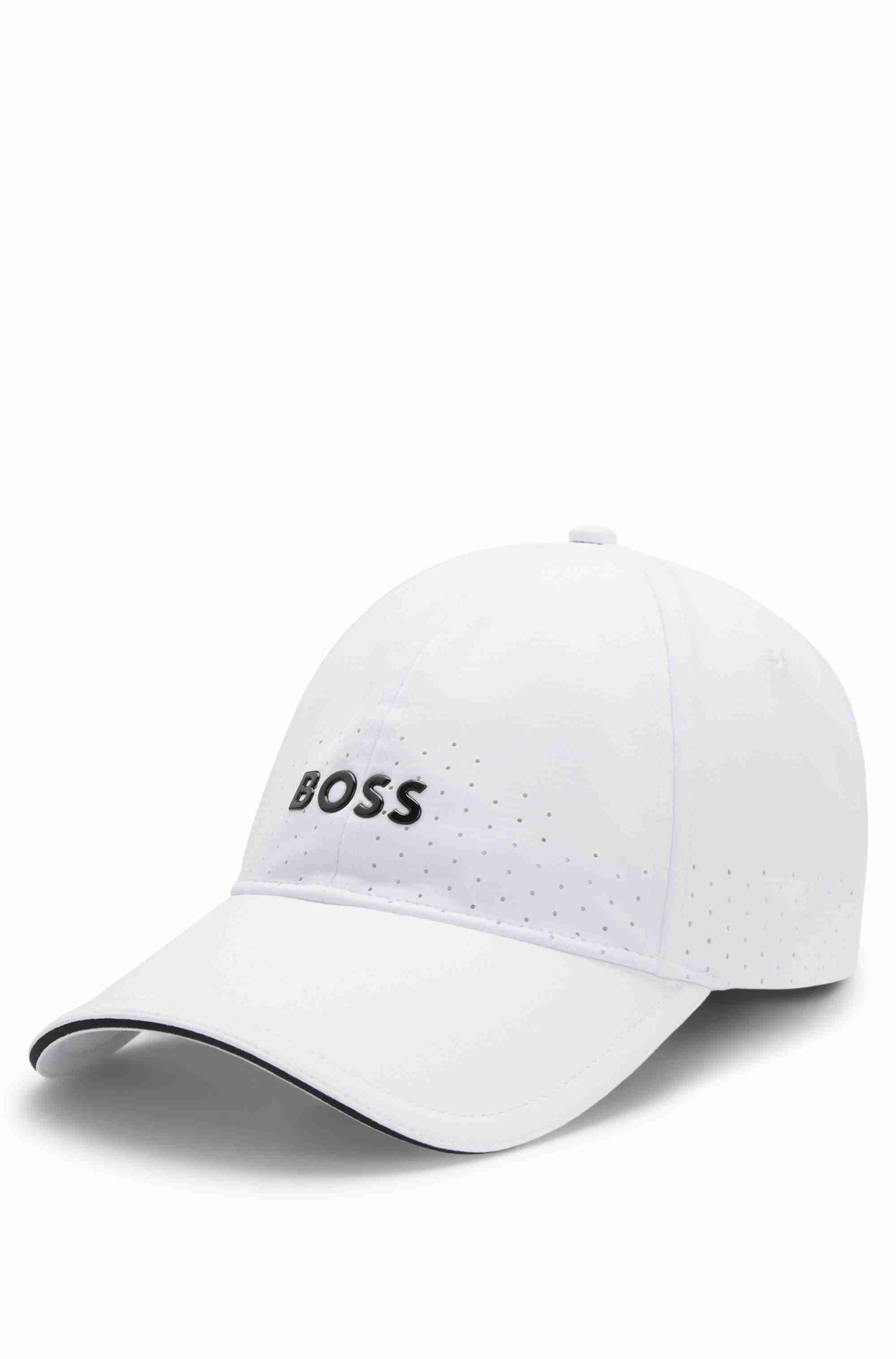 Perforated cap with gloss logo