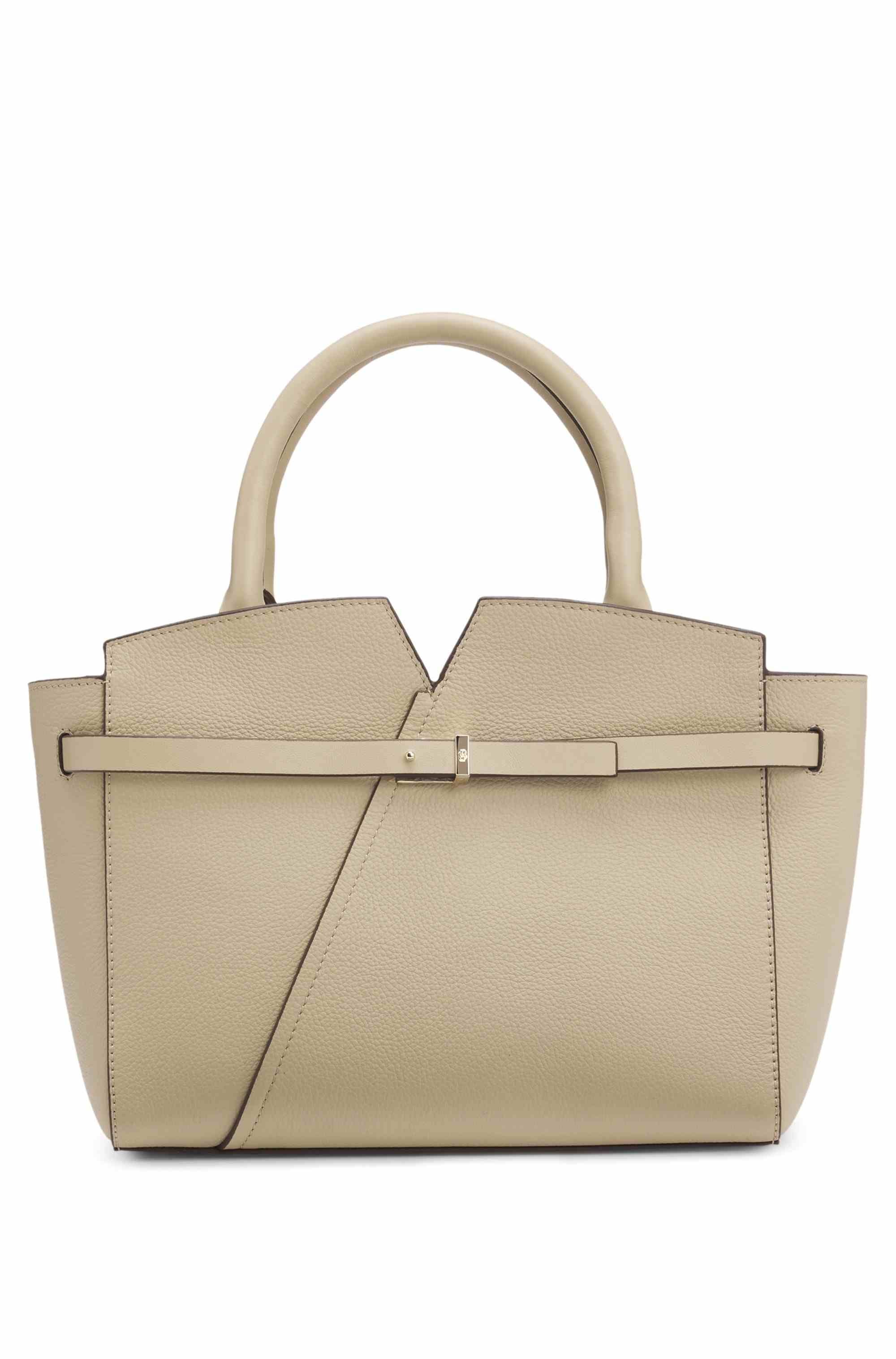 BOSS Revers small leather tote bag with belt detail