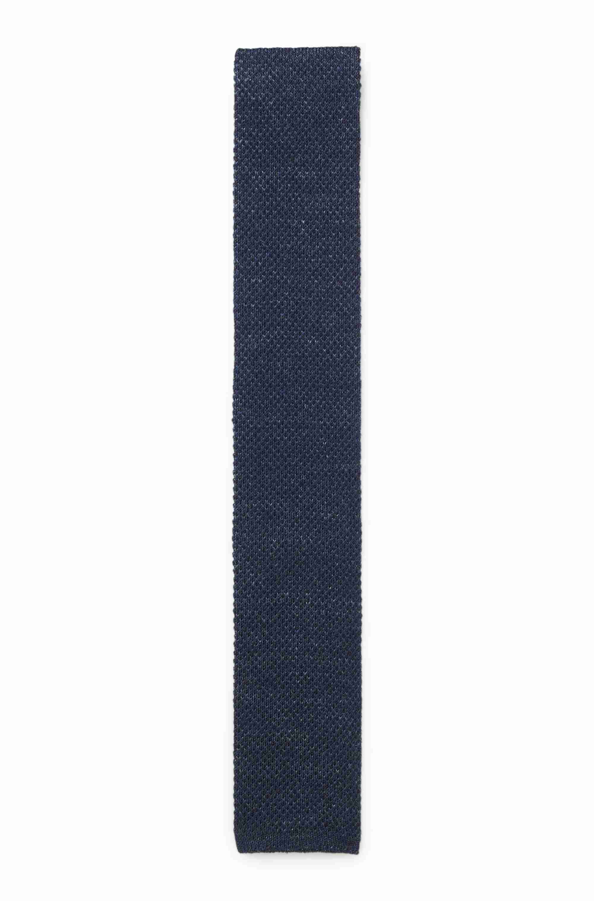 BOSS BY BECKHAM Tie in linen and tussah silk