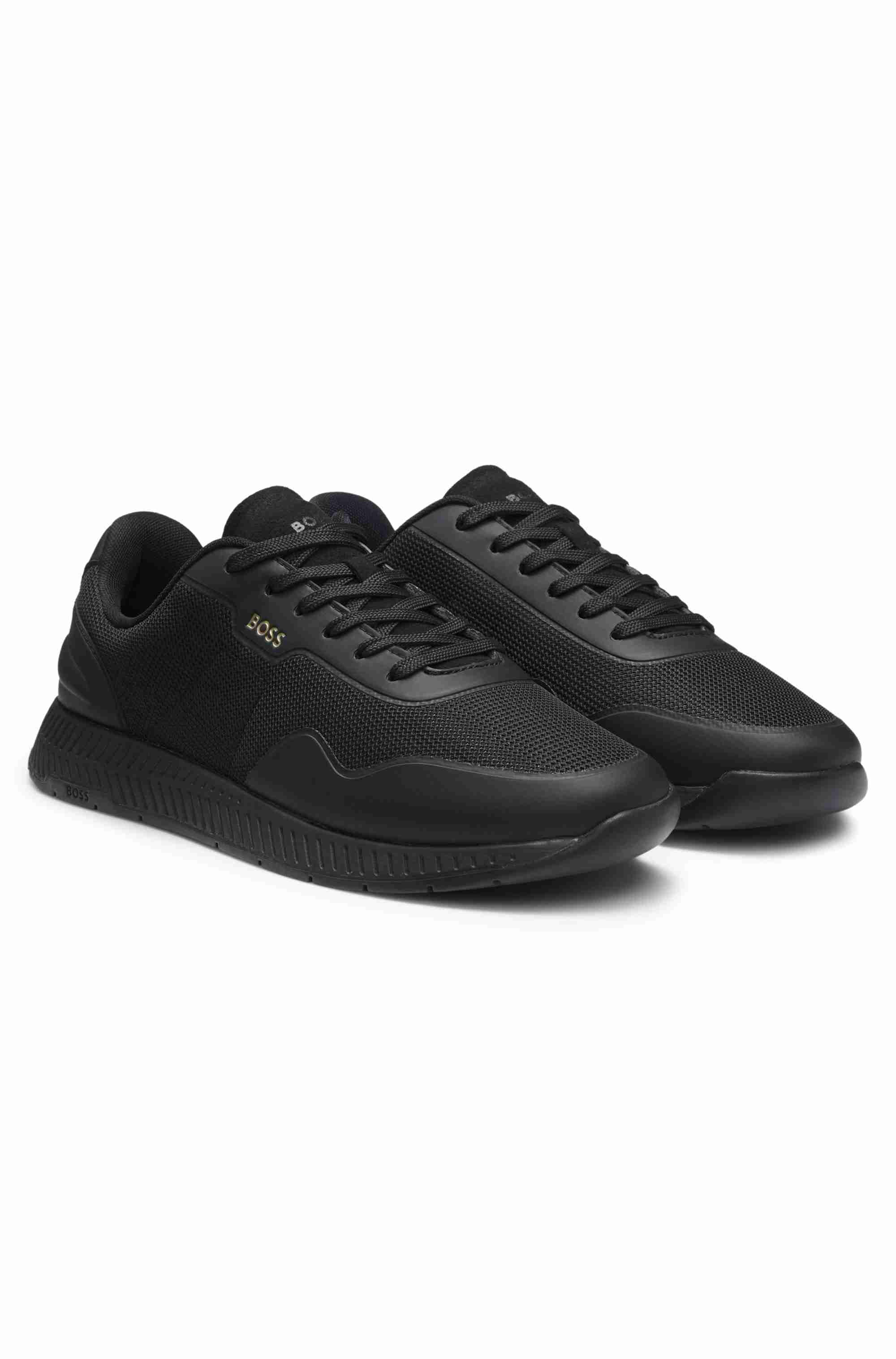 TTNM mesh trainers with smooth trims