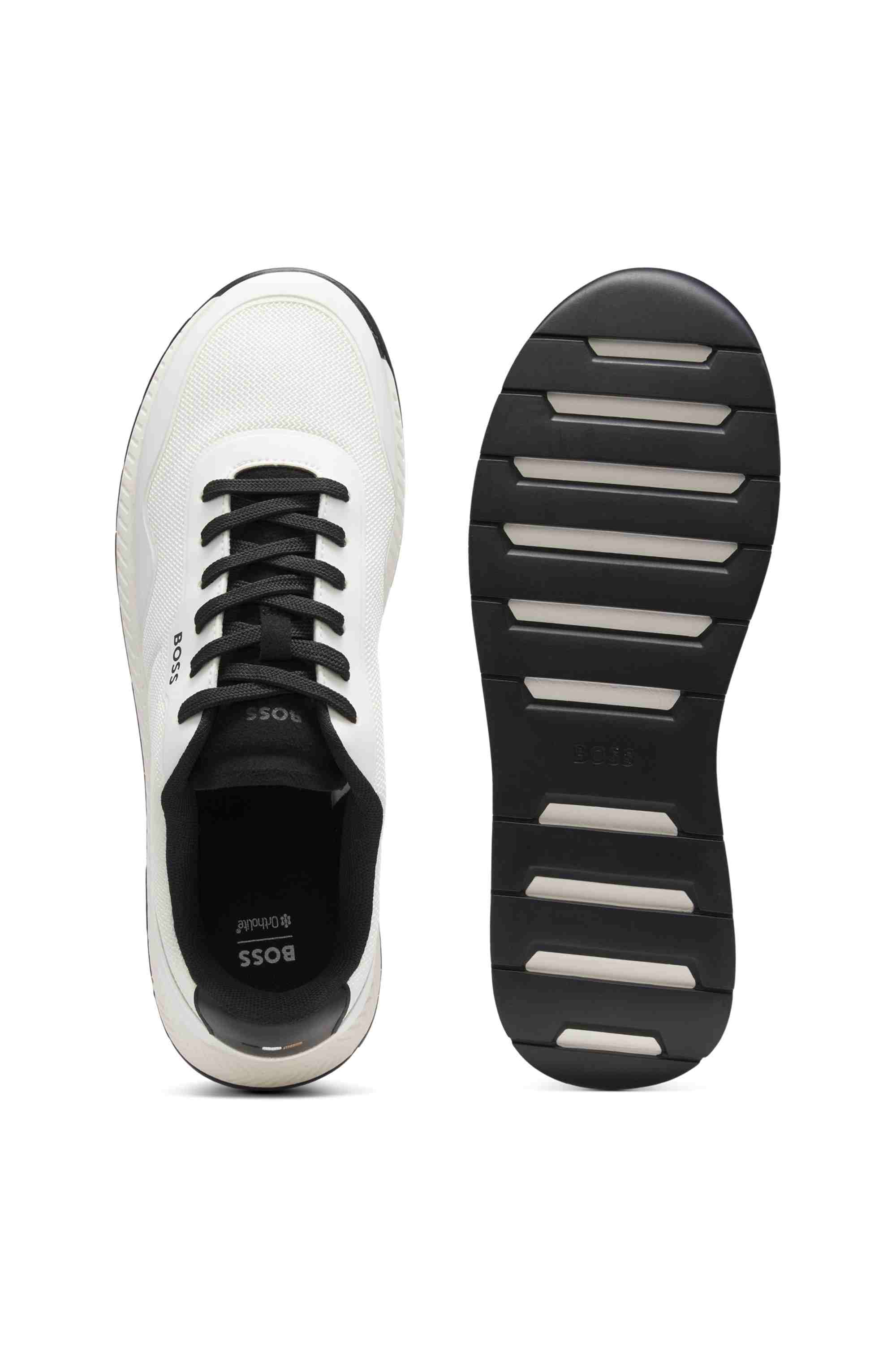 TTNM mesh trainers with smooth trims