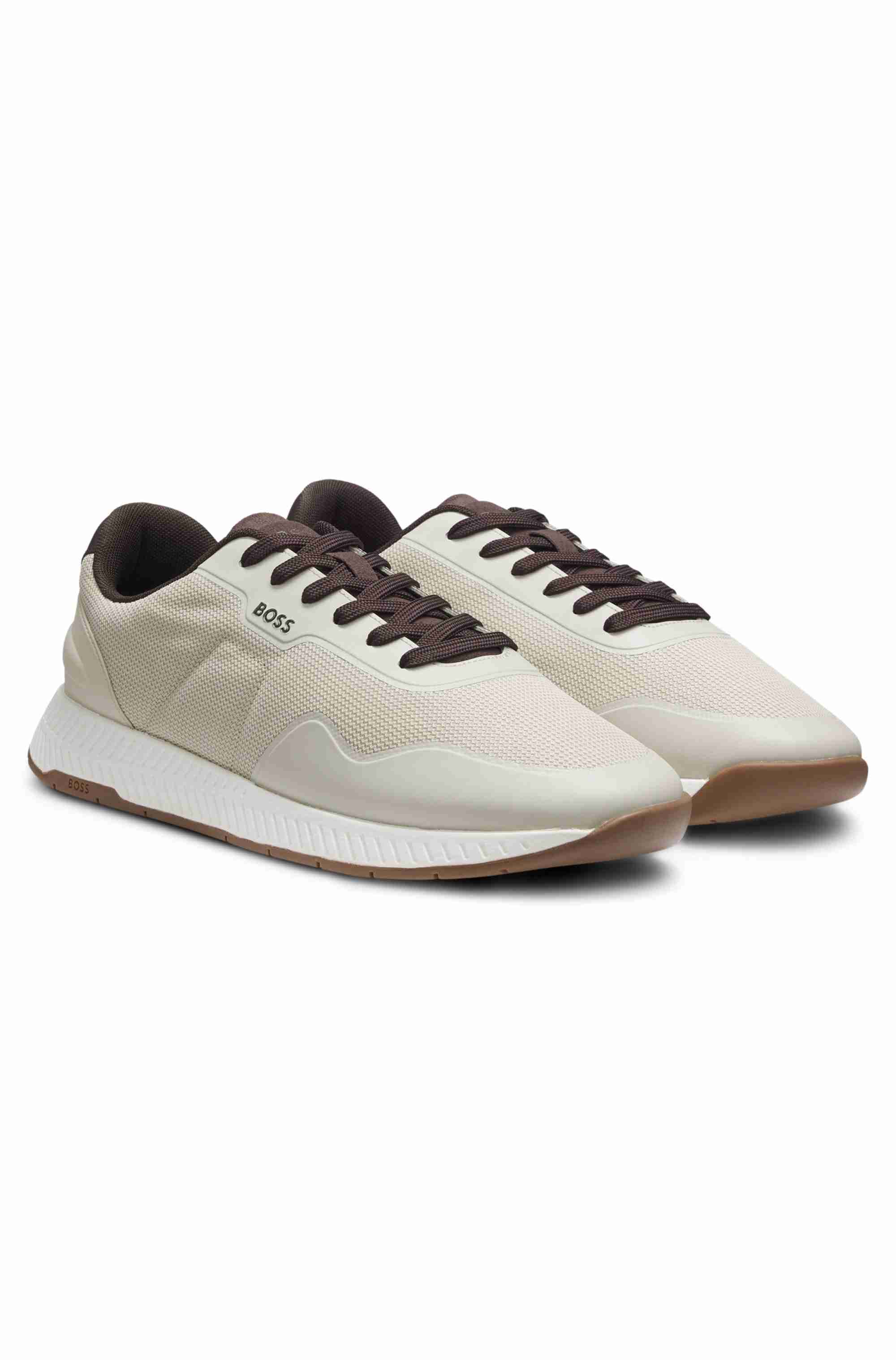 TTNM mesh trainers with smooth trims
