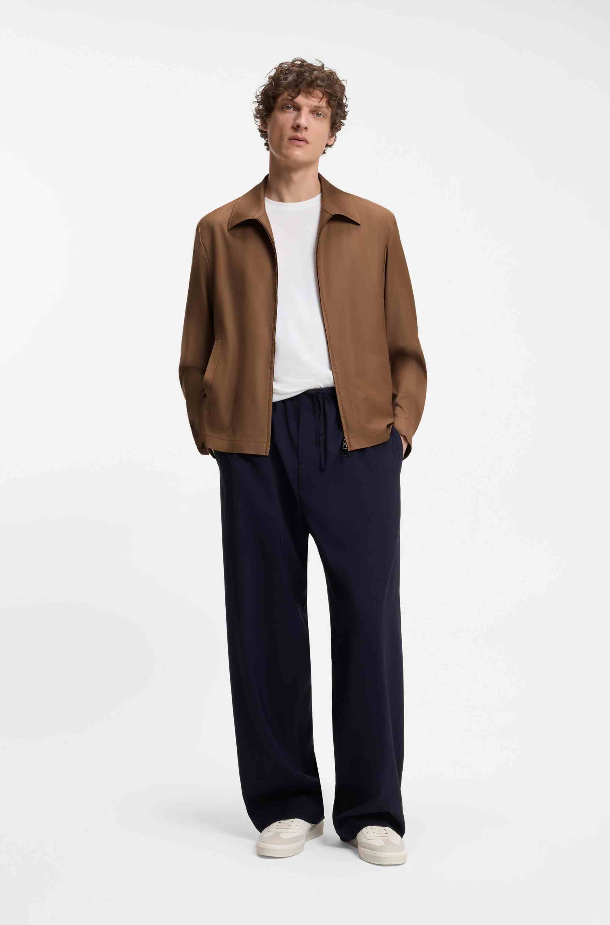 BOSS BY BECKHAM jacket in virgin wool