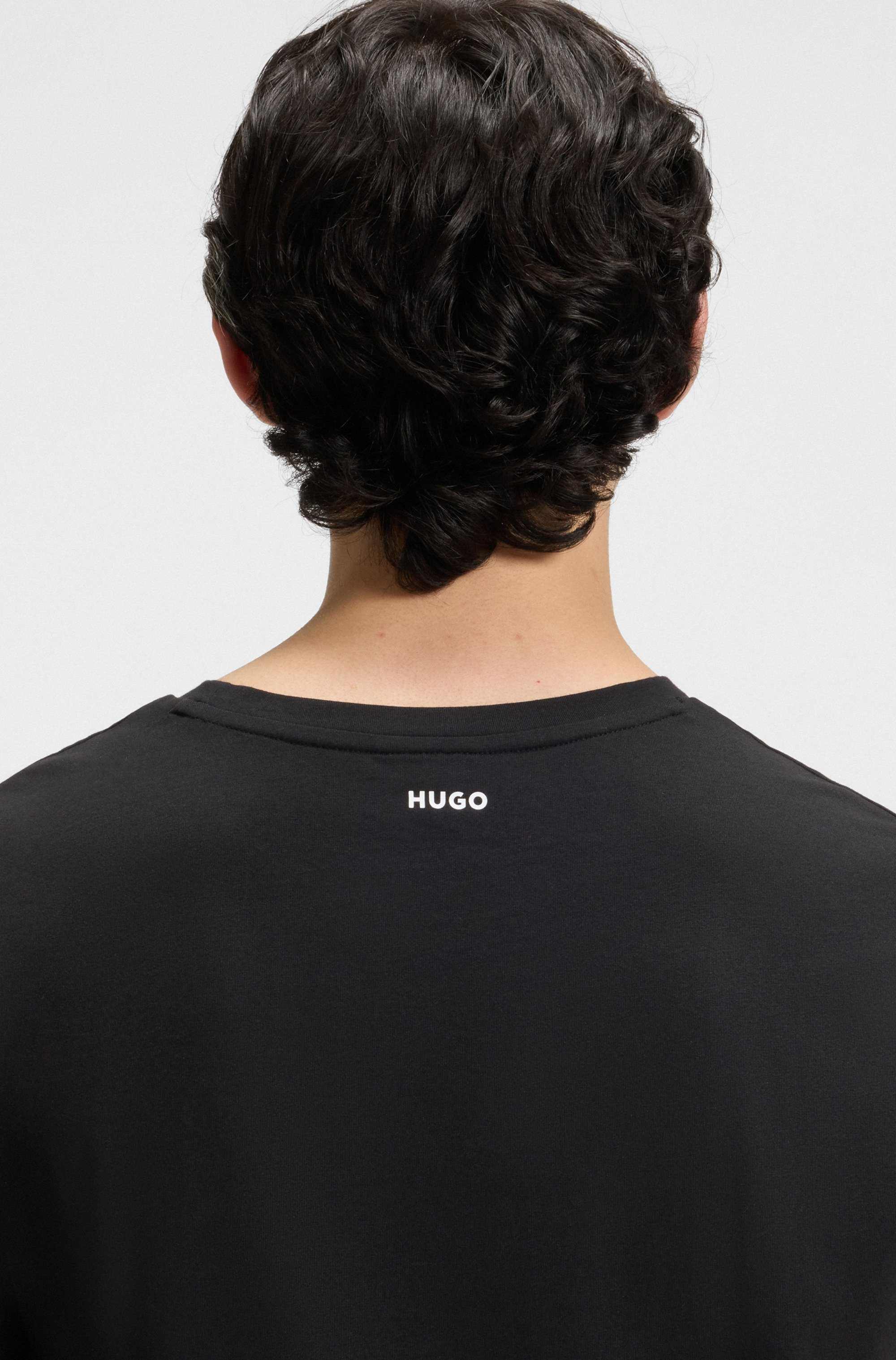 Two-pack of slim-fit T-shirts in stretch cotton