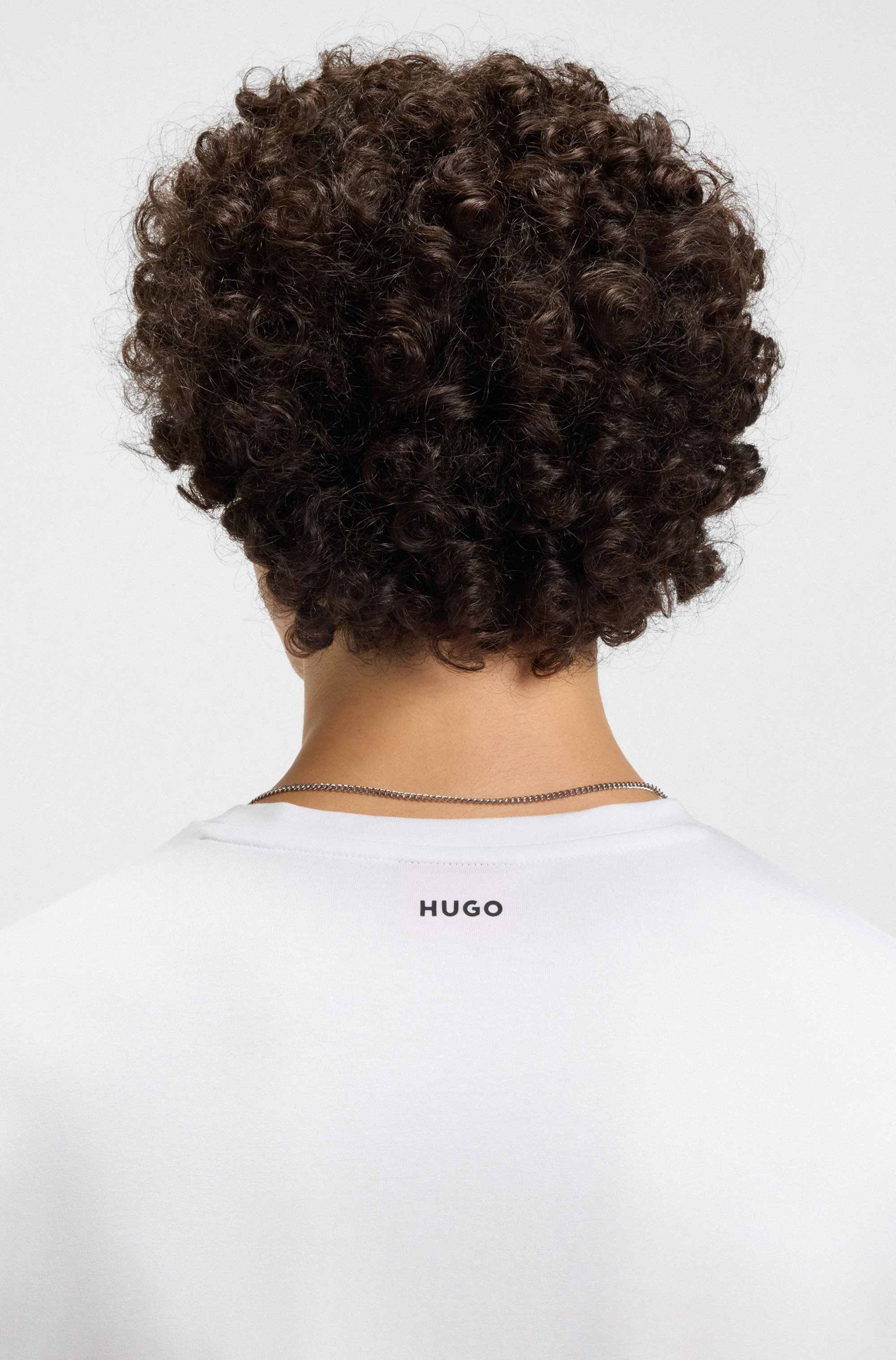 Two-pack of slim-fit T-shirts in stretch cotton