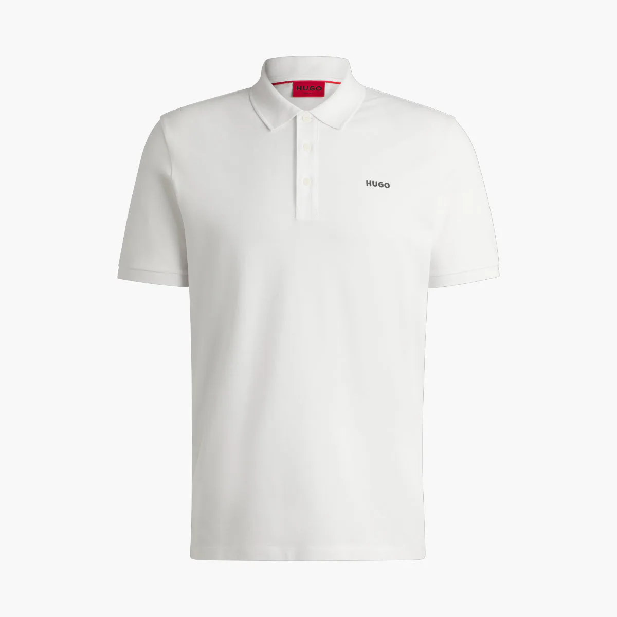 High-Density Logo Print Piqué Polo