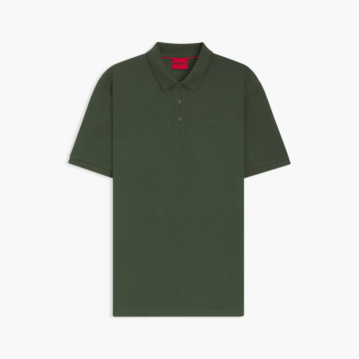 High-Density Logo Print Piqué Polo