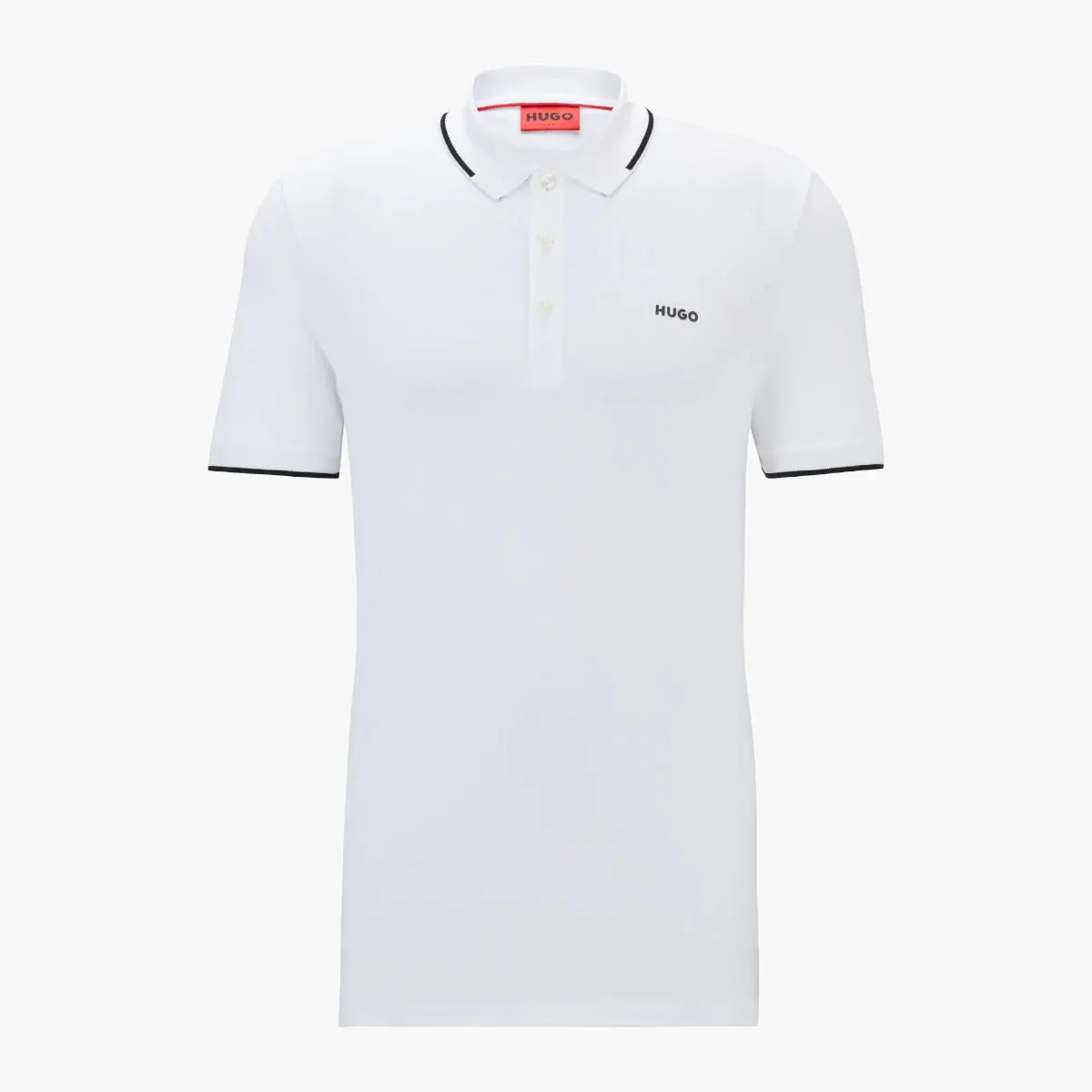 Stretch-Cotton Slim-Fit Polo Shirt With Printed Logo