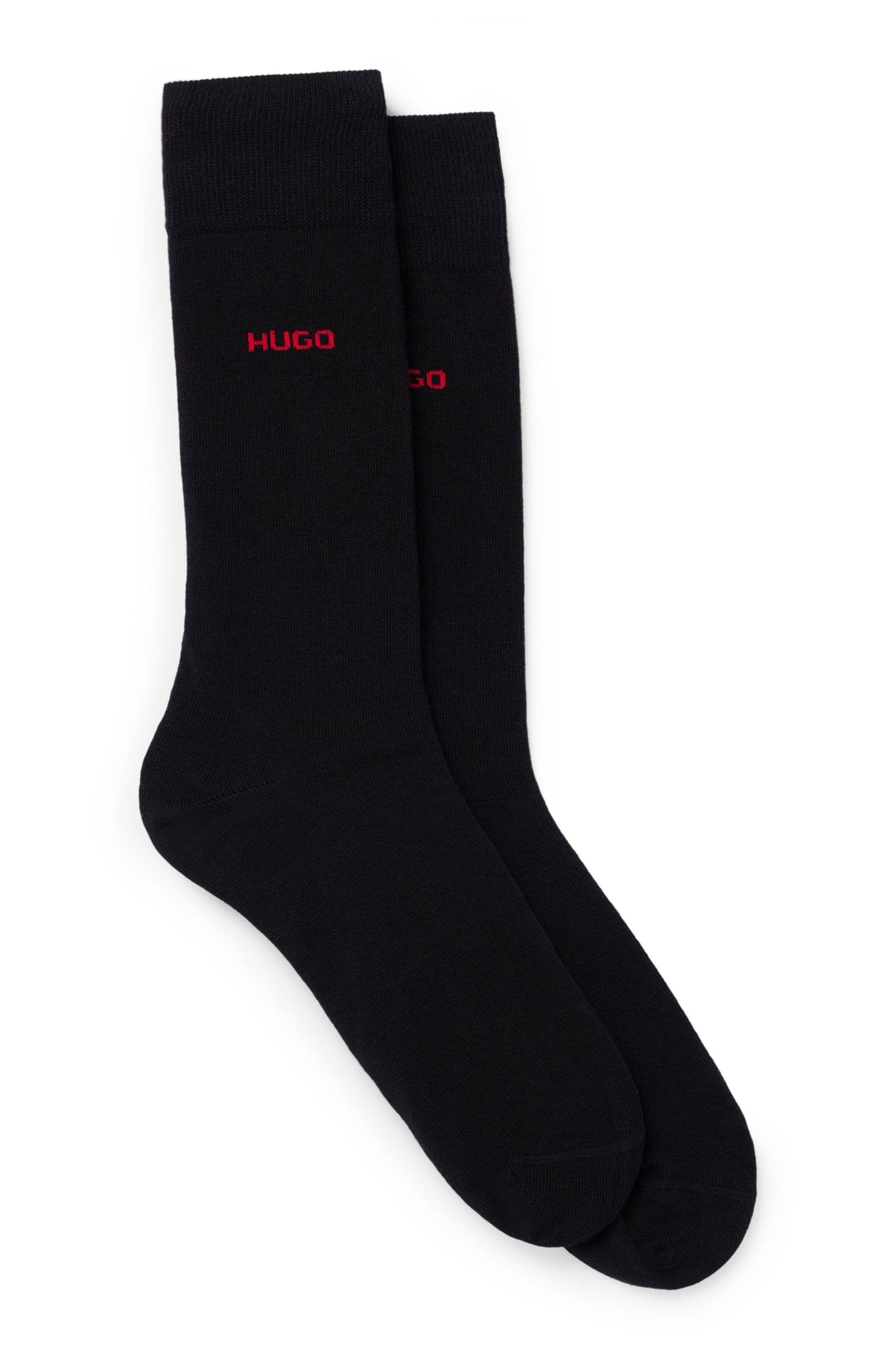 Two-pack of regular-length logo socks