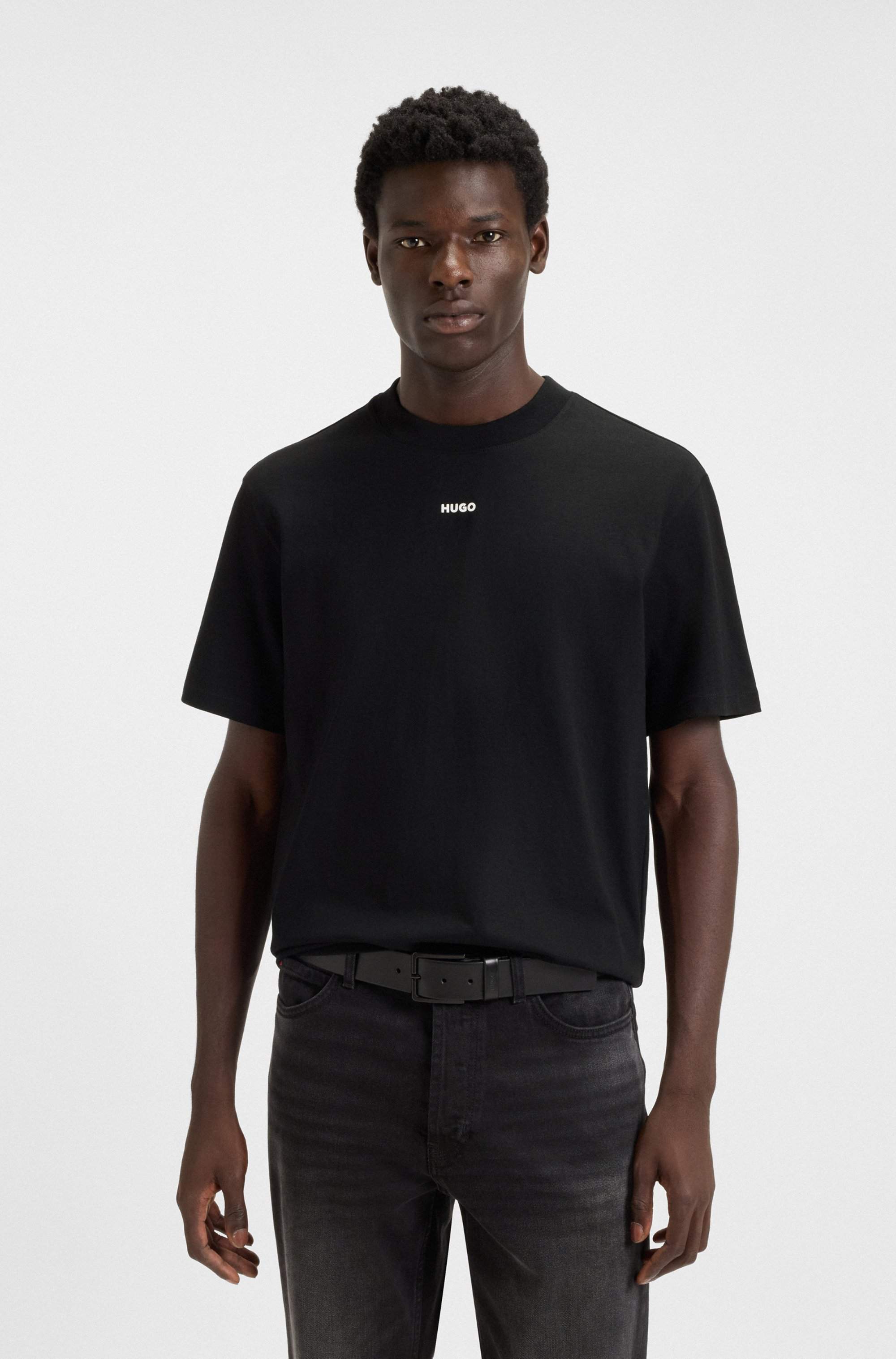 Relaxed-fit T-shirt in cotton with logo print