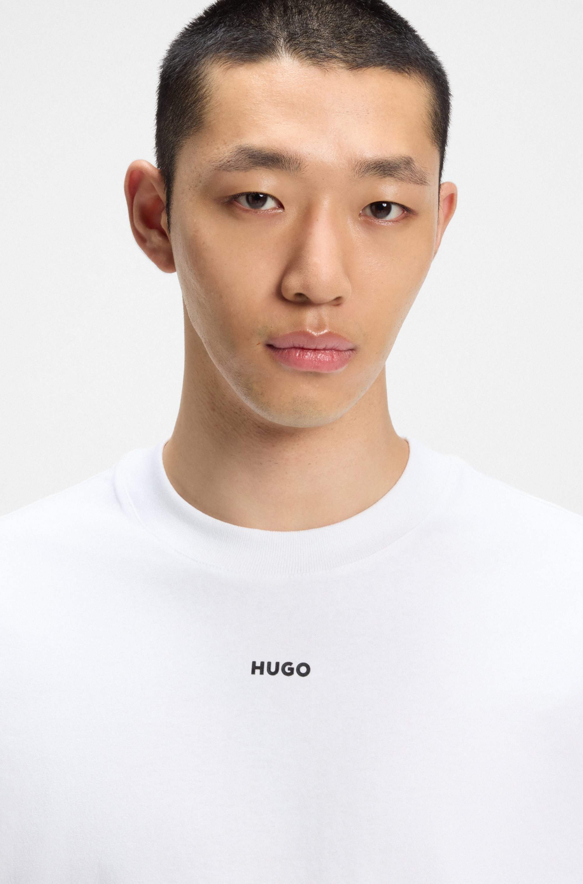 Relaxed-fit T-shirt in cotton with logo print