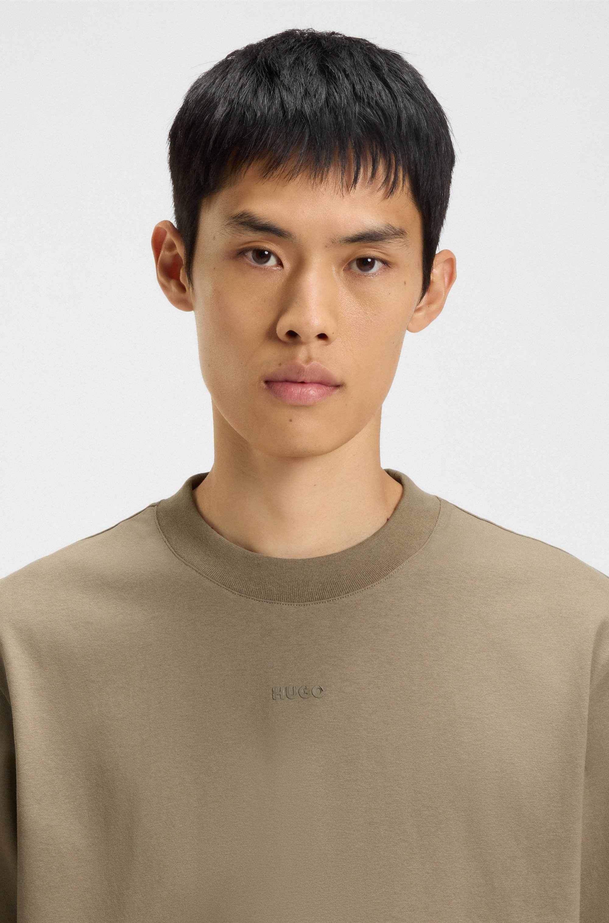 Relaxed-fit T-shirt in cotton with logo print