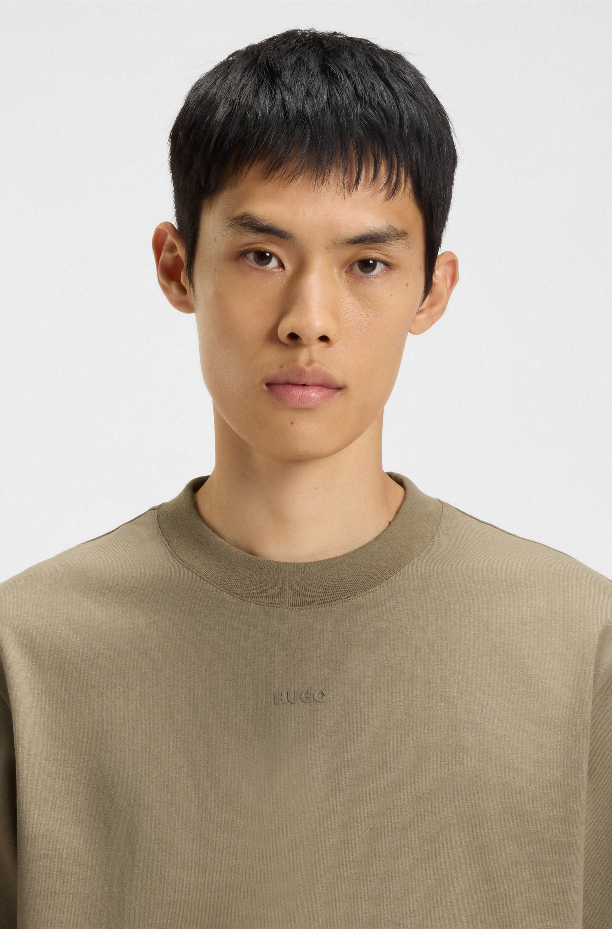 Relaxed-fit T-shirt in cotton with logo print